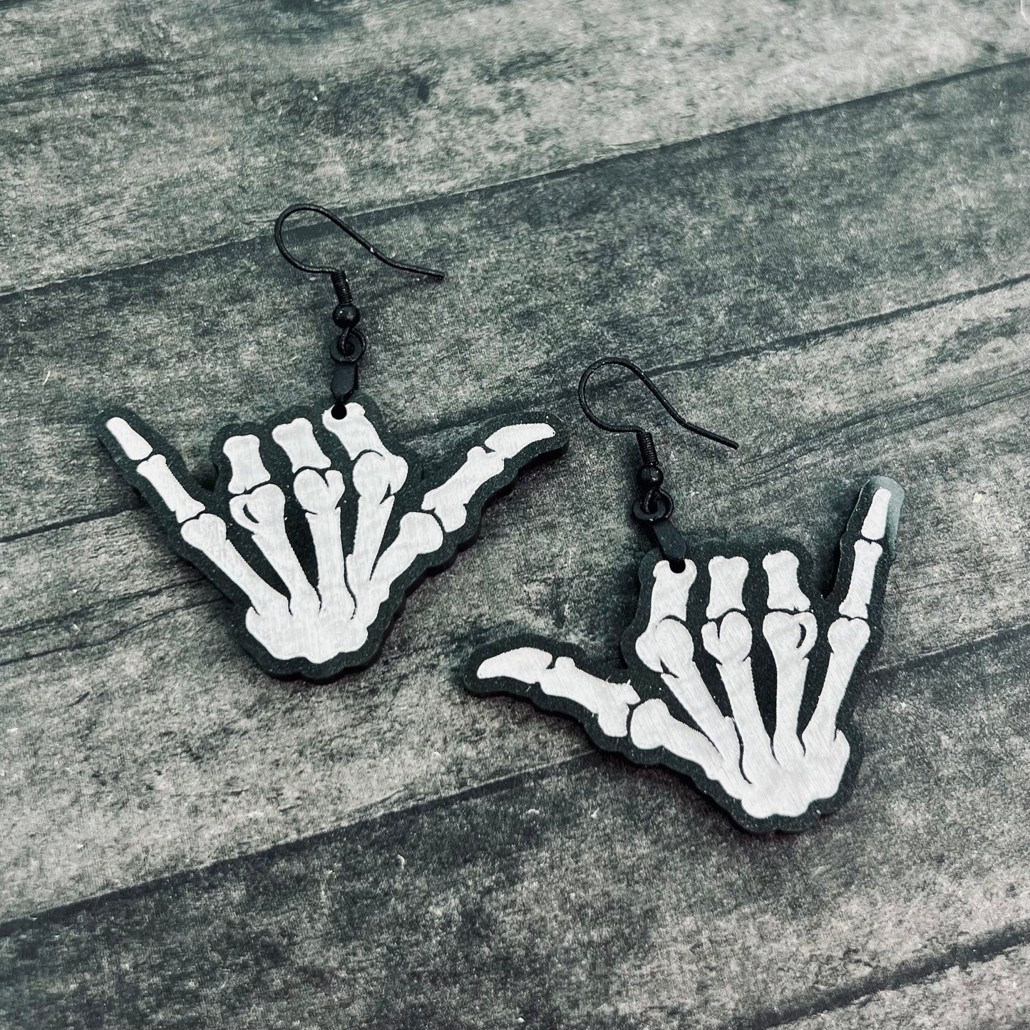 Hang Loose Skeleton Dangles