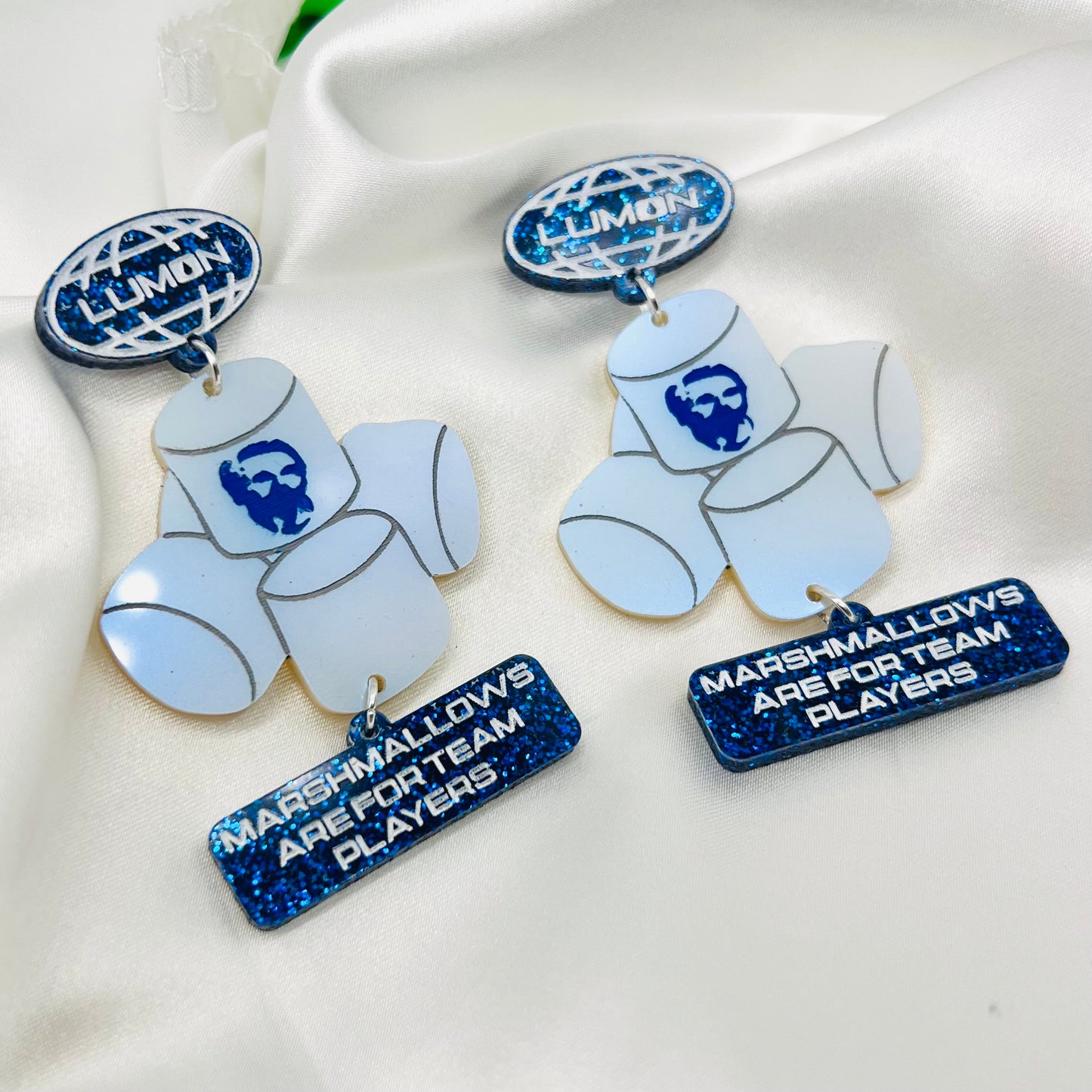 Severance Marshmallow Earrings