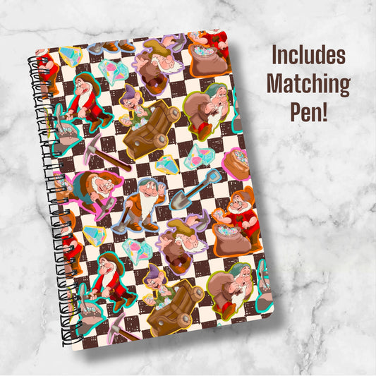 Seven Dwarves Notebook & Pen Set