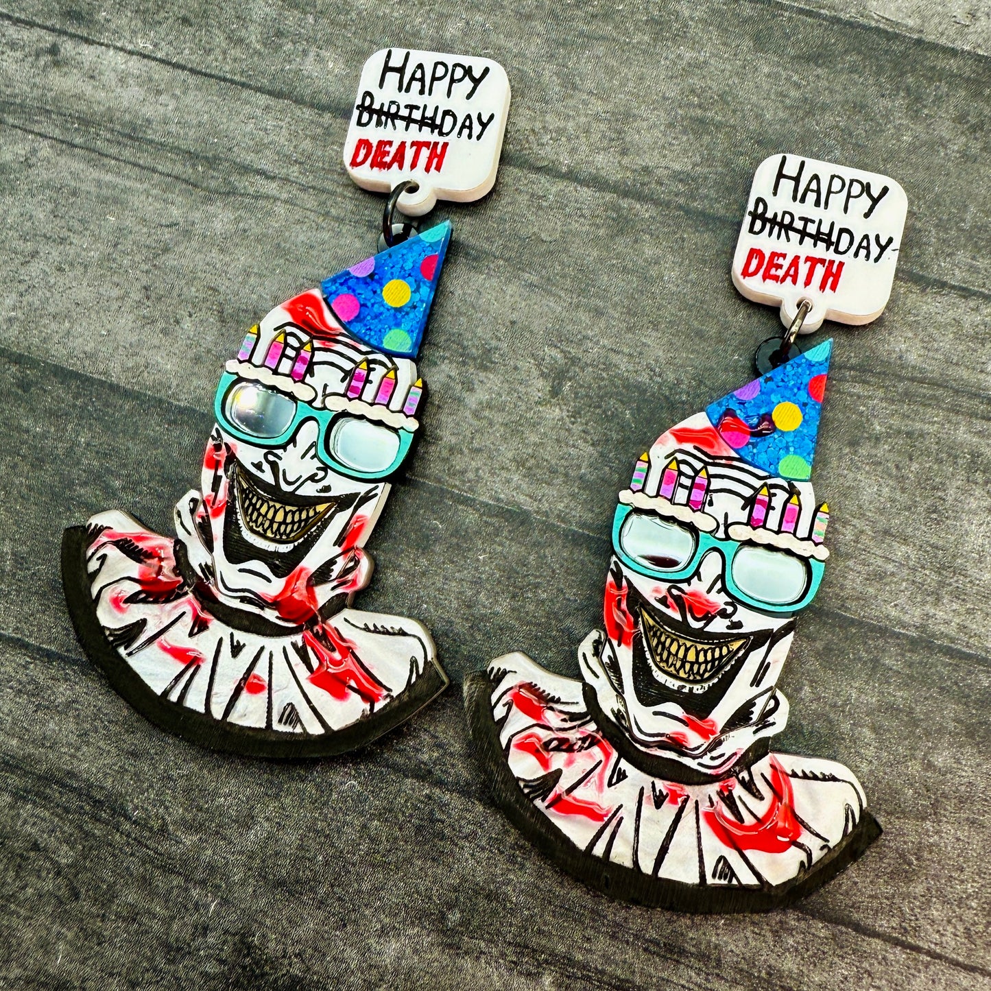 Birthday Clown Dangles