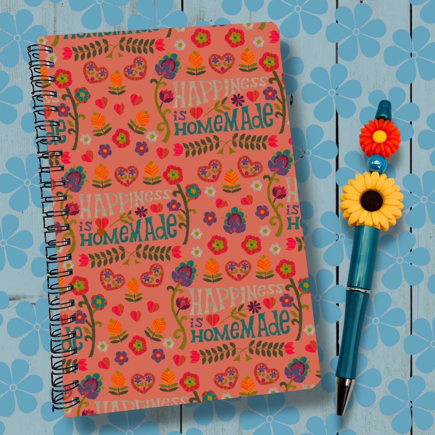 Happiness is Homemade Notebook & Pen Set