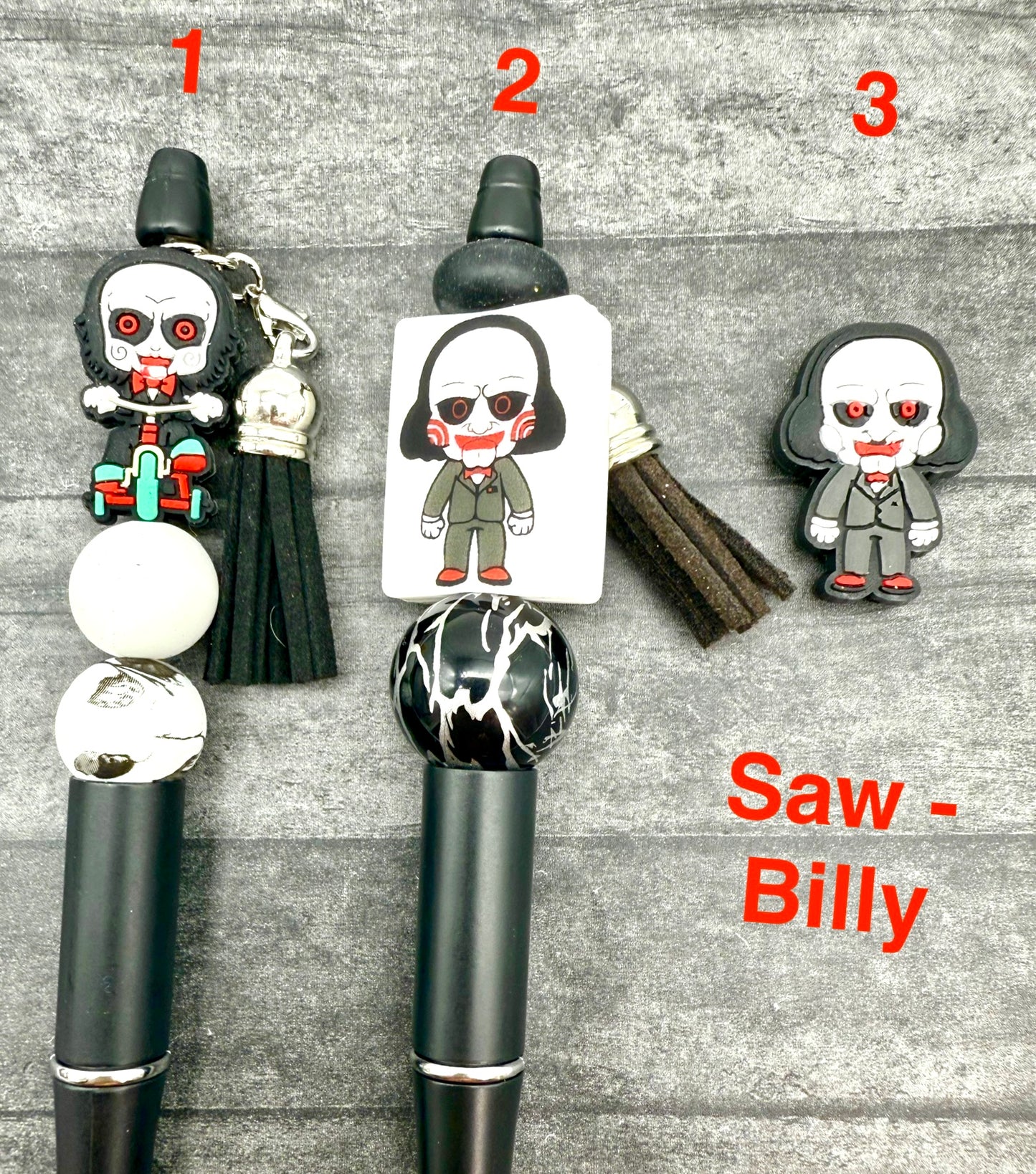 HORROR CHARACTERS Beaded Pens