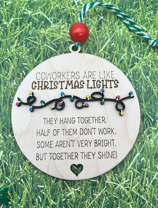 MAY CLEARANCE CoWorkers Ornament