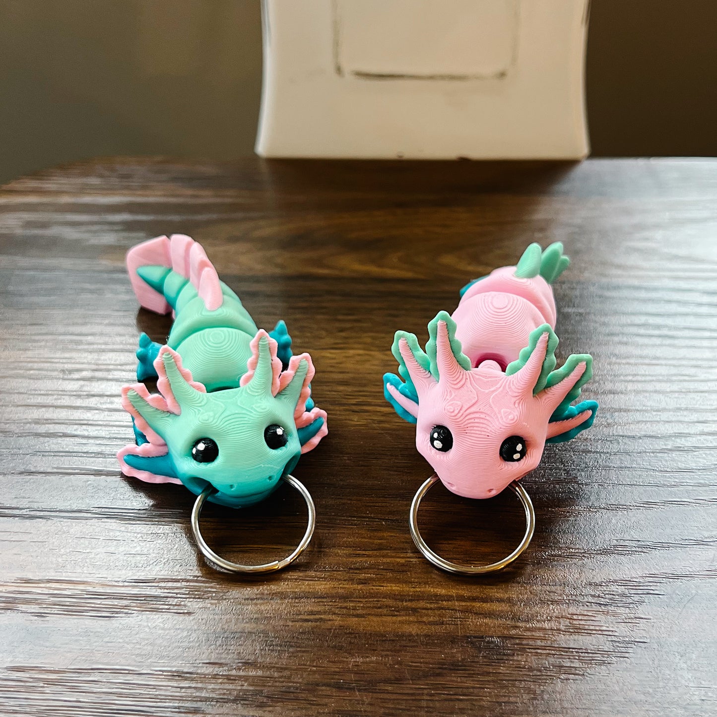 3D Printed Axolotl (Multiple Colors & Sizes)