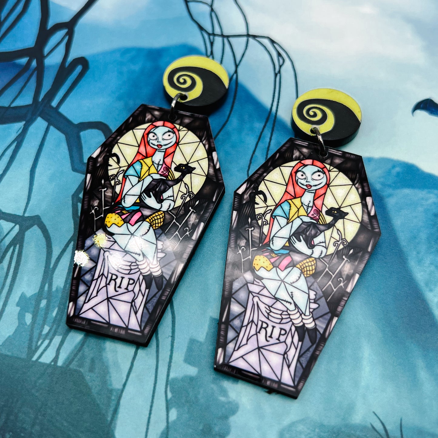 Nightmare Glass Dangles