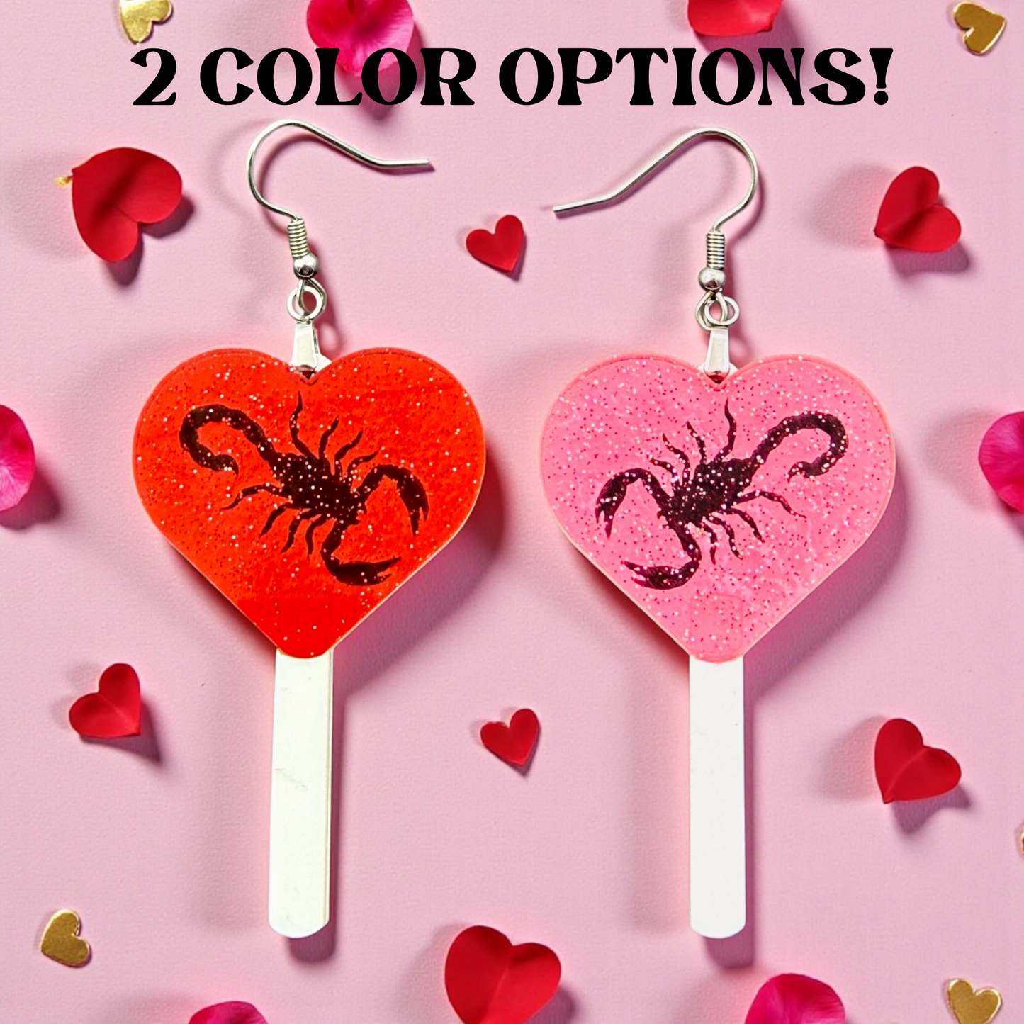 Ok CLEARANCE Scorpion Heart Sucker Dangles