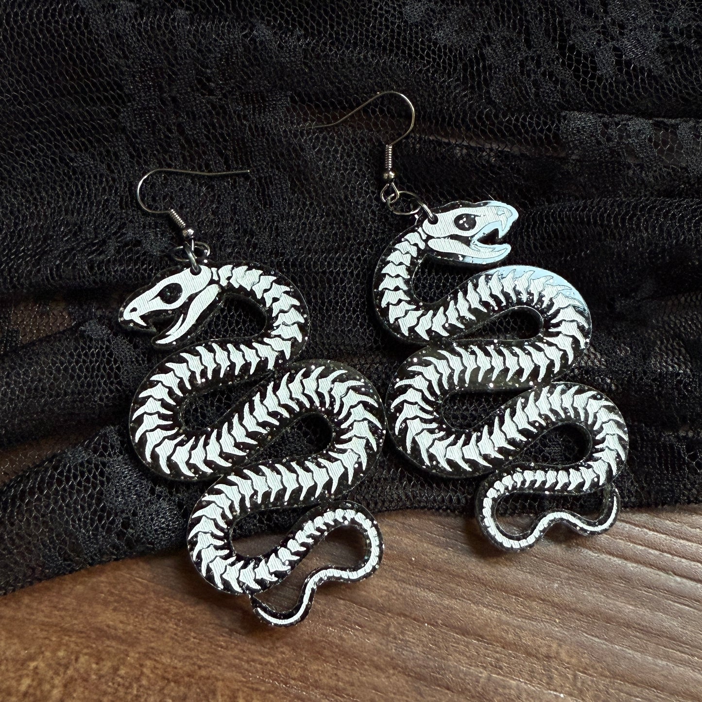 Snake Skeleton Dangles