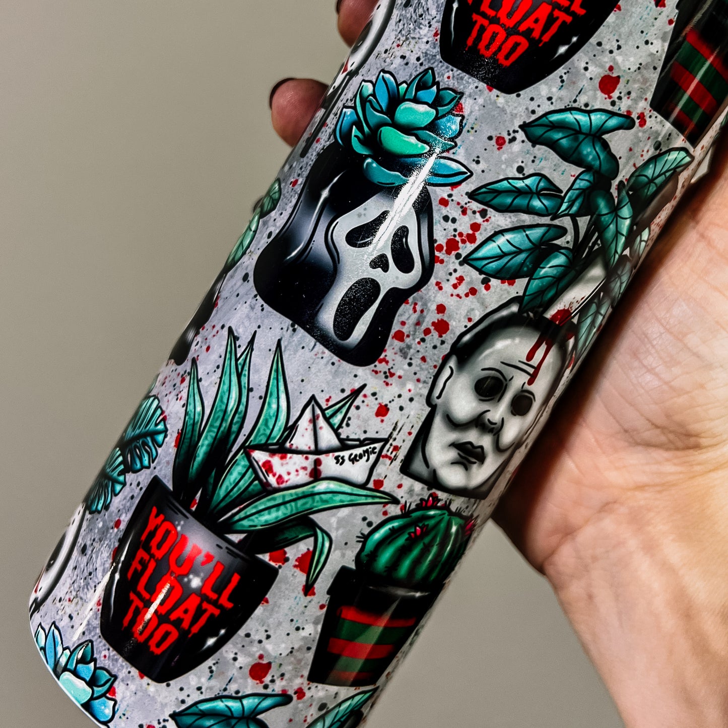 Horror Plant Tumbler