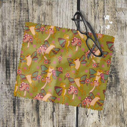 Frog Fairy Eyeglass Cleaning Cloth