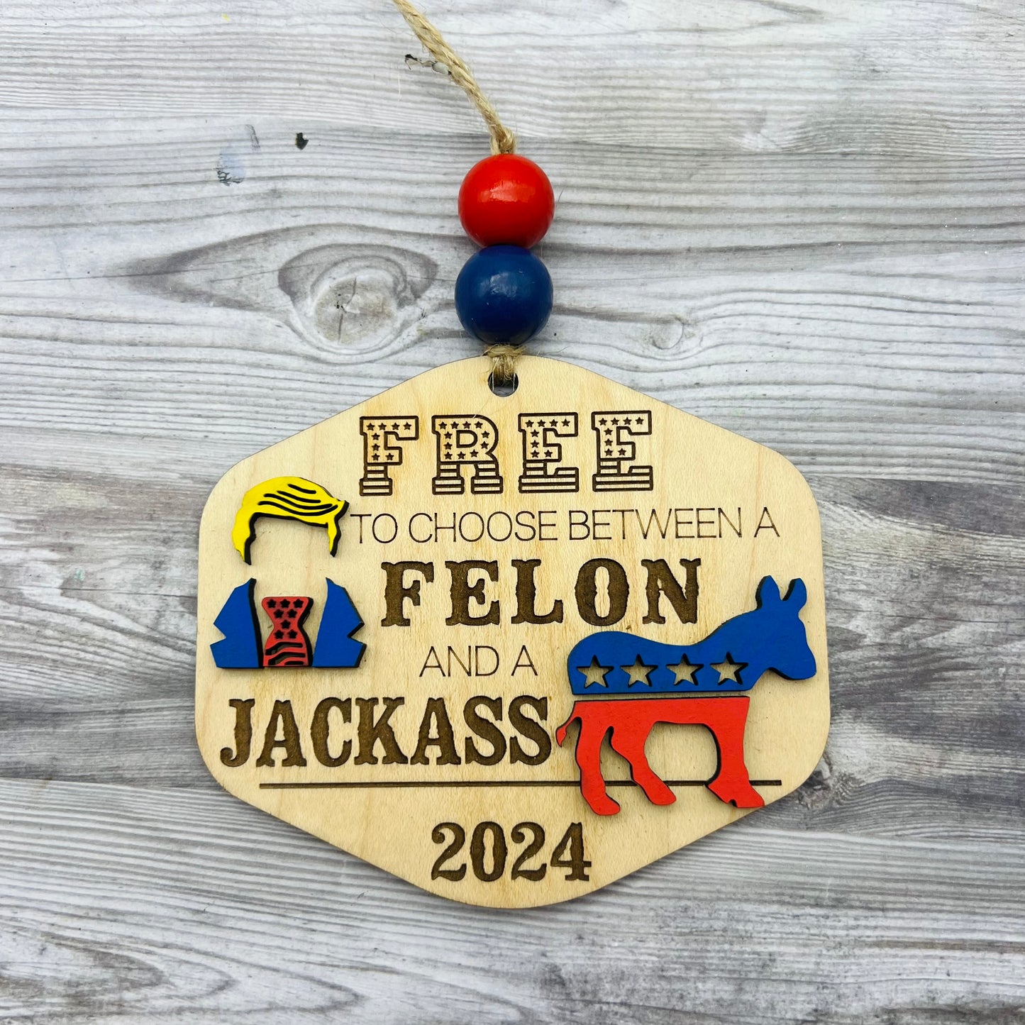 AUG CLEARANCE Election Ornament