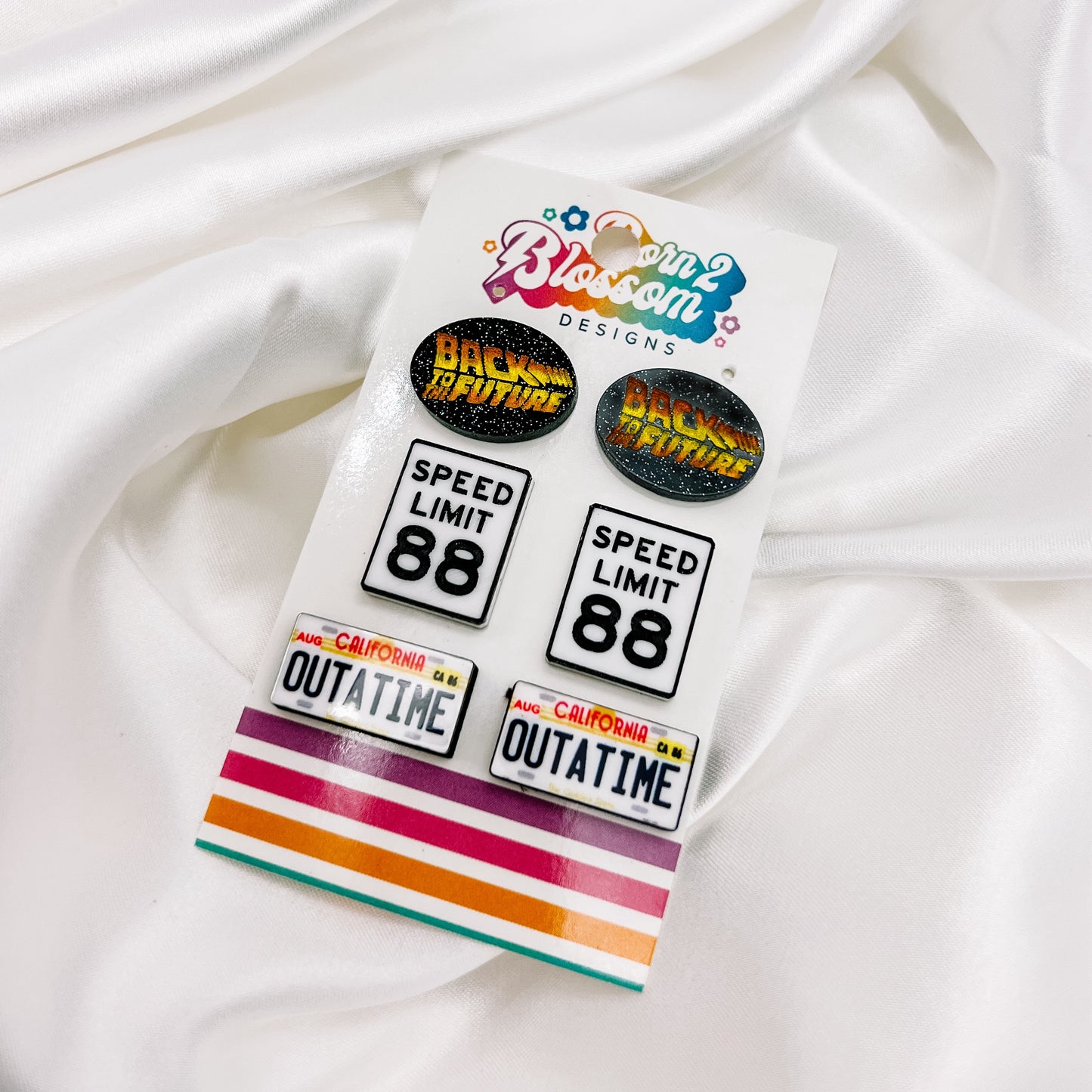 NOV CLEARANCE Back to the Future Stud Earrings