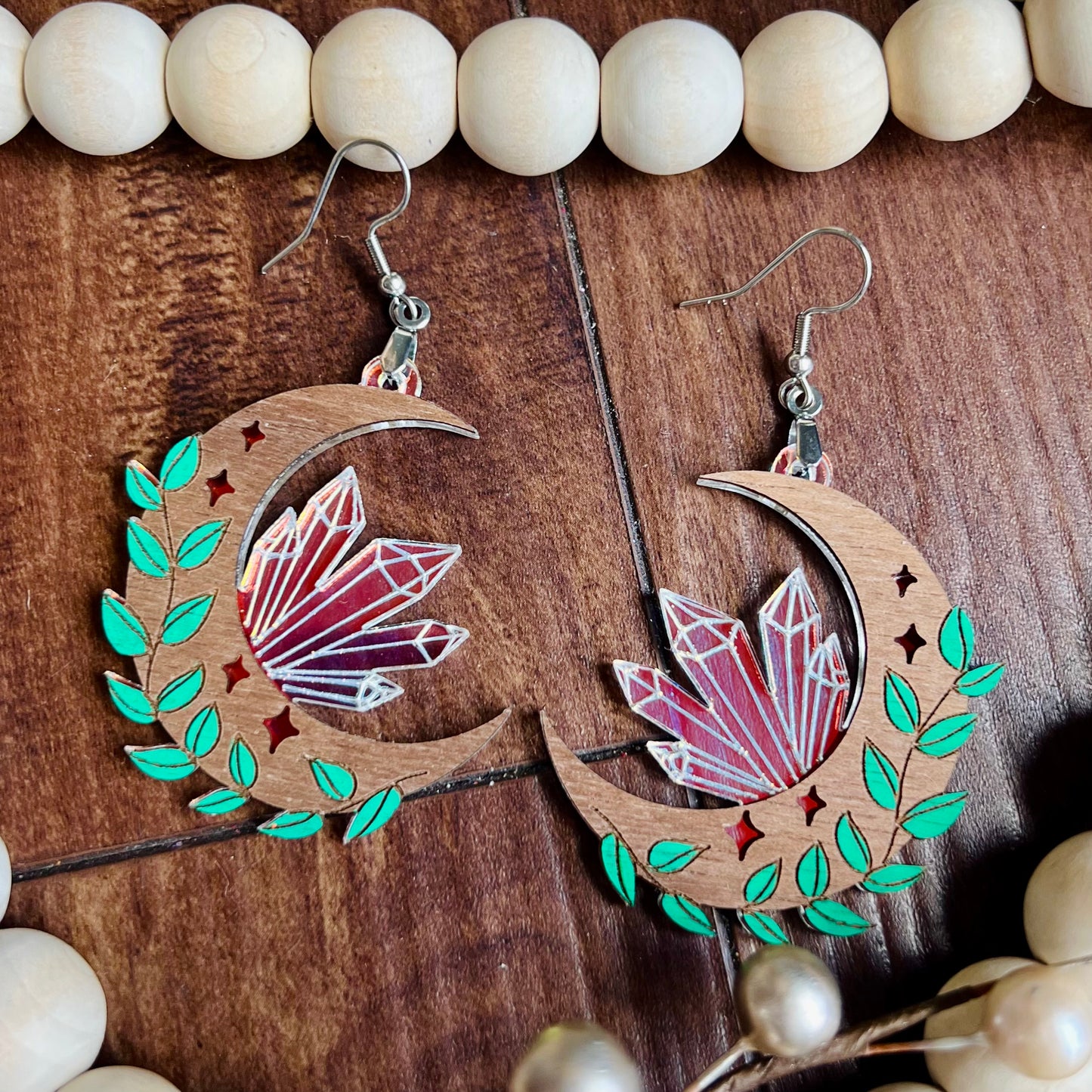 Moon Crystal Dangles