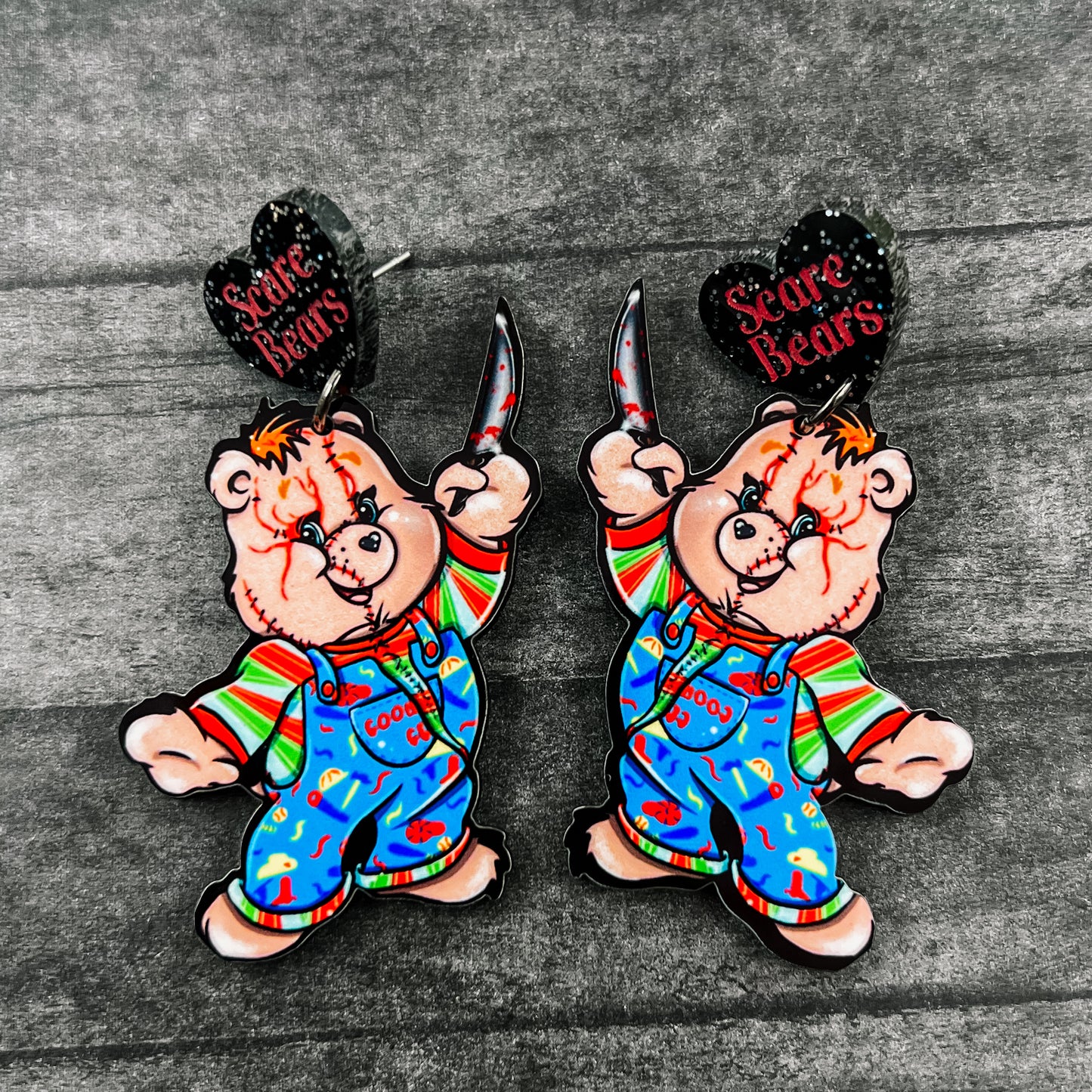 Scare Bear Dangles (8 Different Designs)
