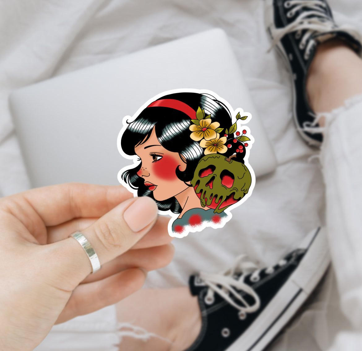 Snow White Vinyl Decals (2 Designs Available!)