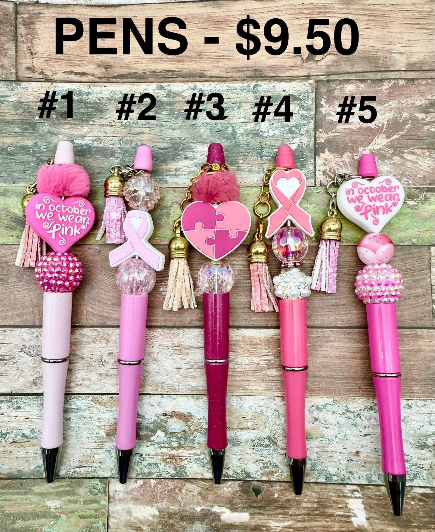 Breast Cancer Awareness Pens