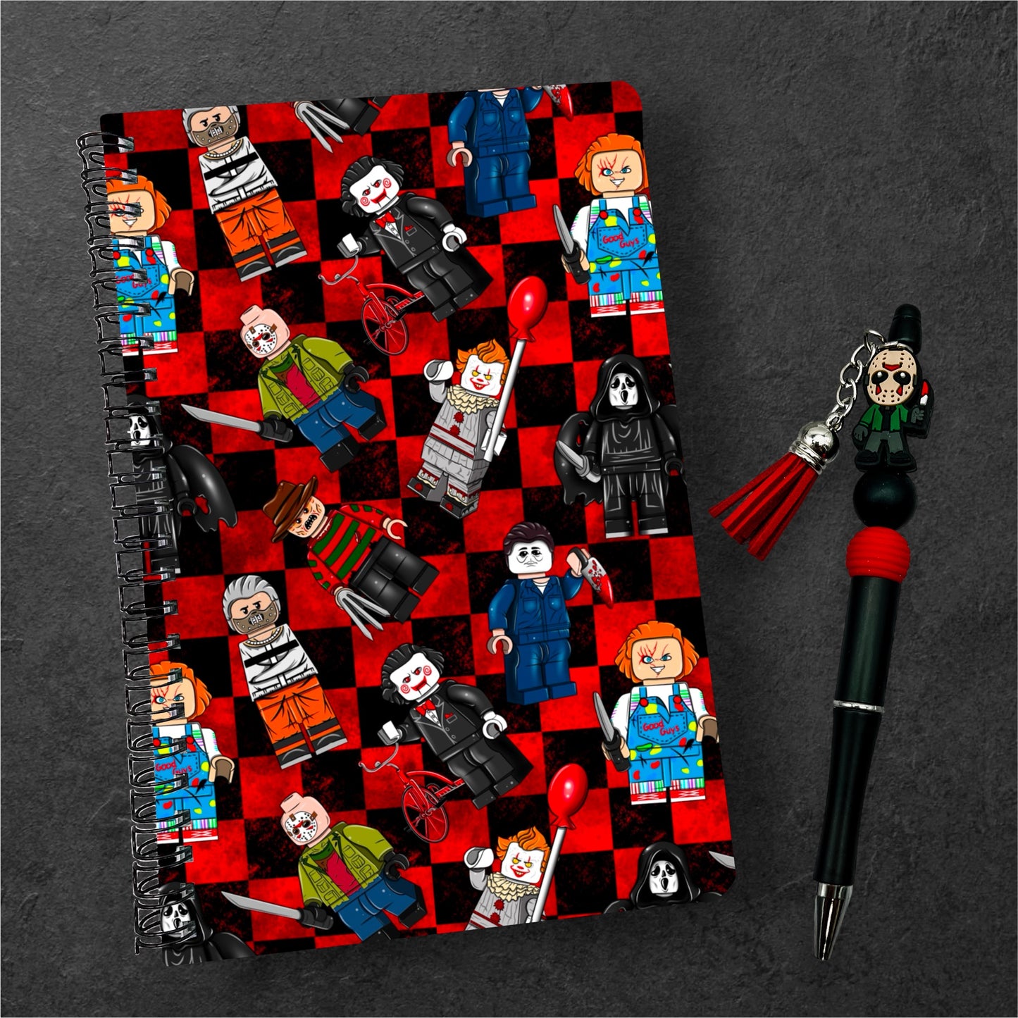 Horror Lego Notebook & Pen Set