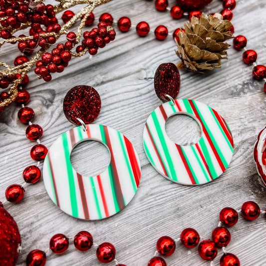 Candy Stripe Dangles
