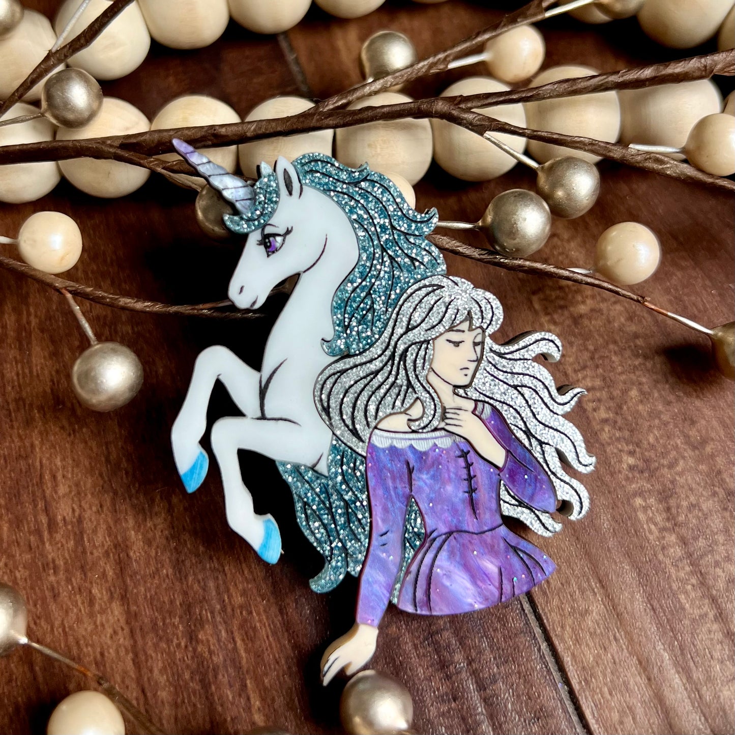 The Last Unicorn BROOCH