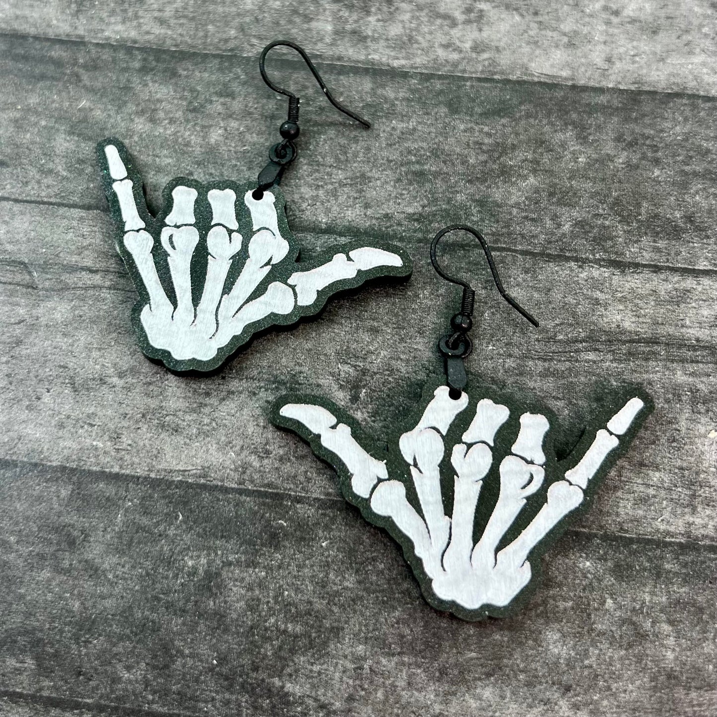 Hang Loose Skeleton Dangles
