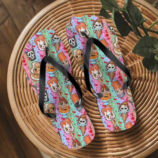 Horror Popsicle Flip Flops