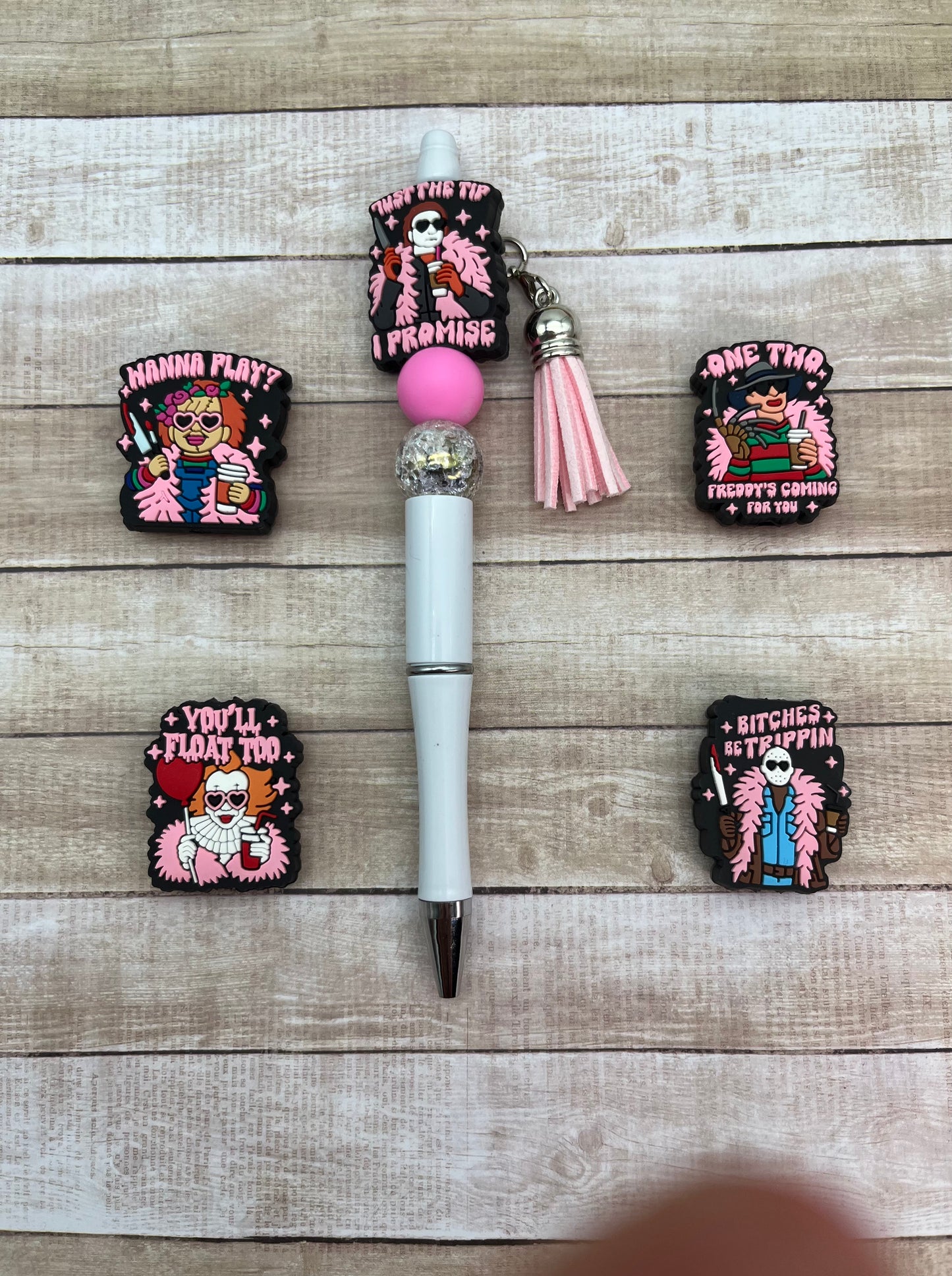 Spooky Summer Horror Boa Pens