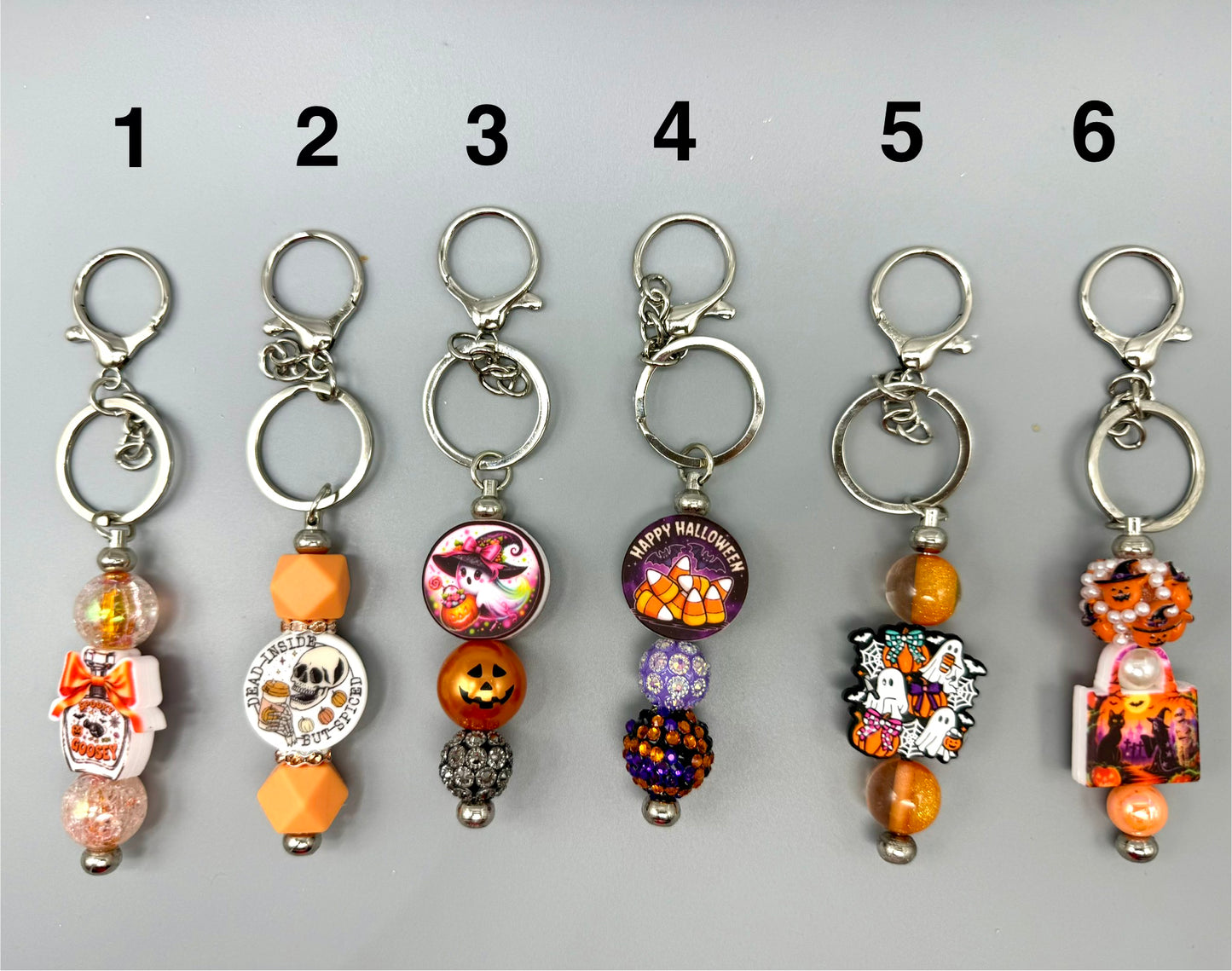 Orange A Weeny Beaded Pens and Keychains