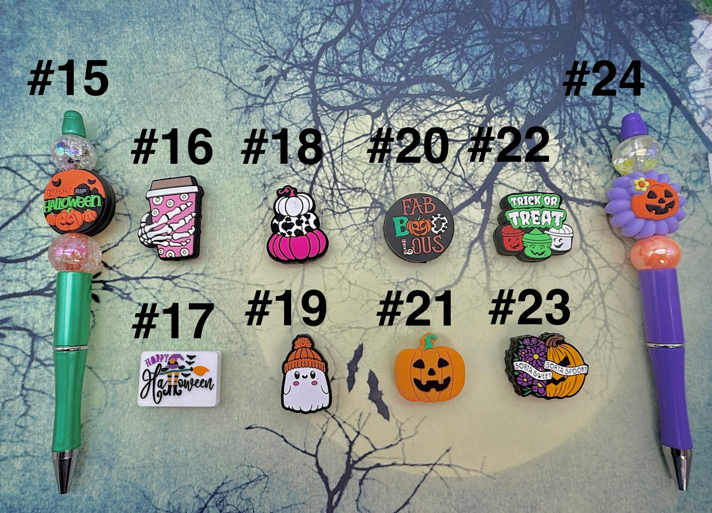 Happy Halloween Beaded Pens