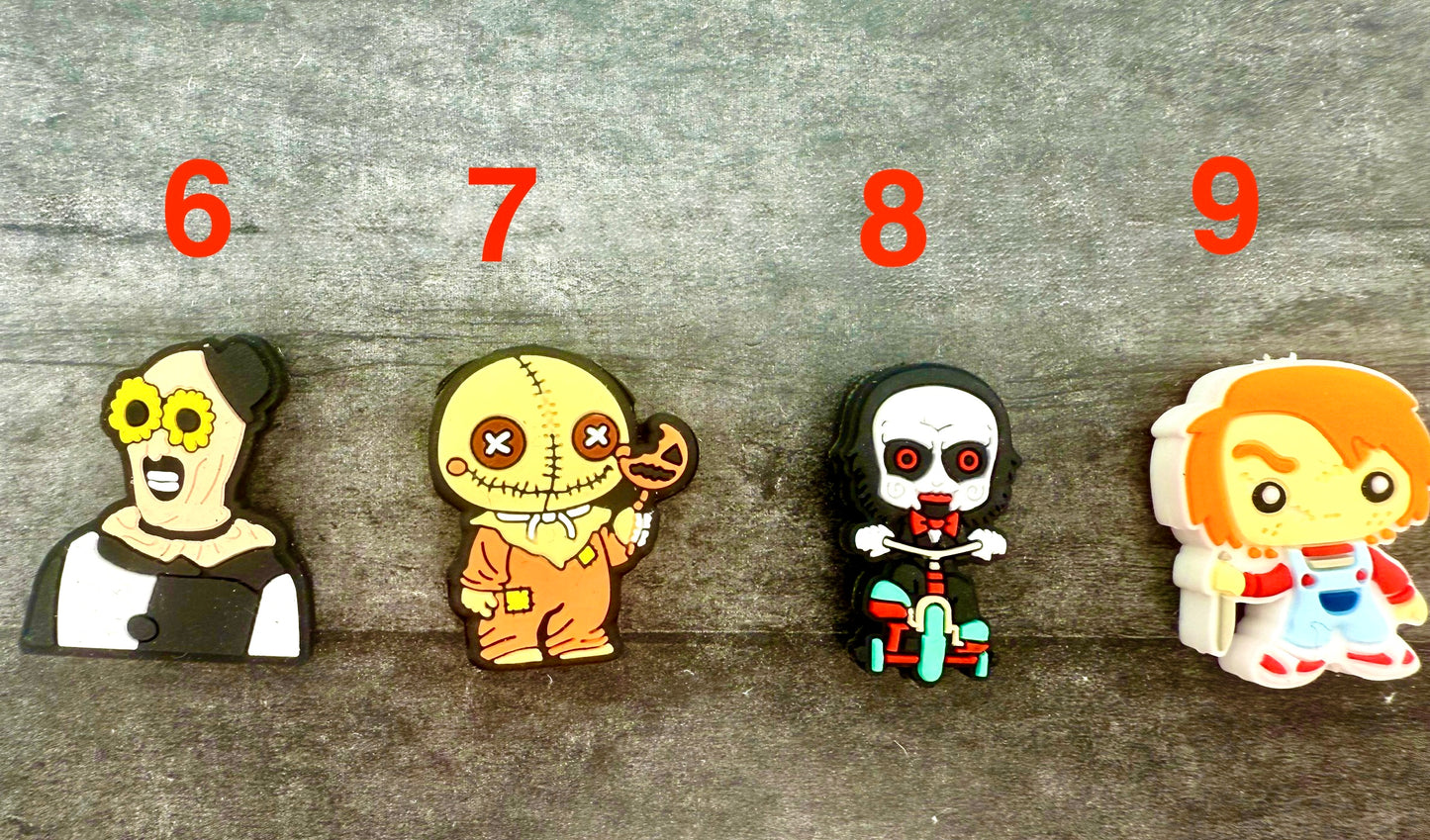 HORROR CHARACTERS Beaded Keychain