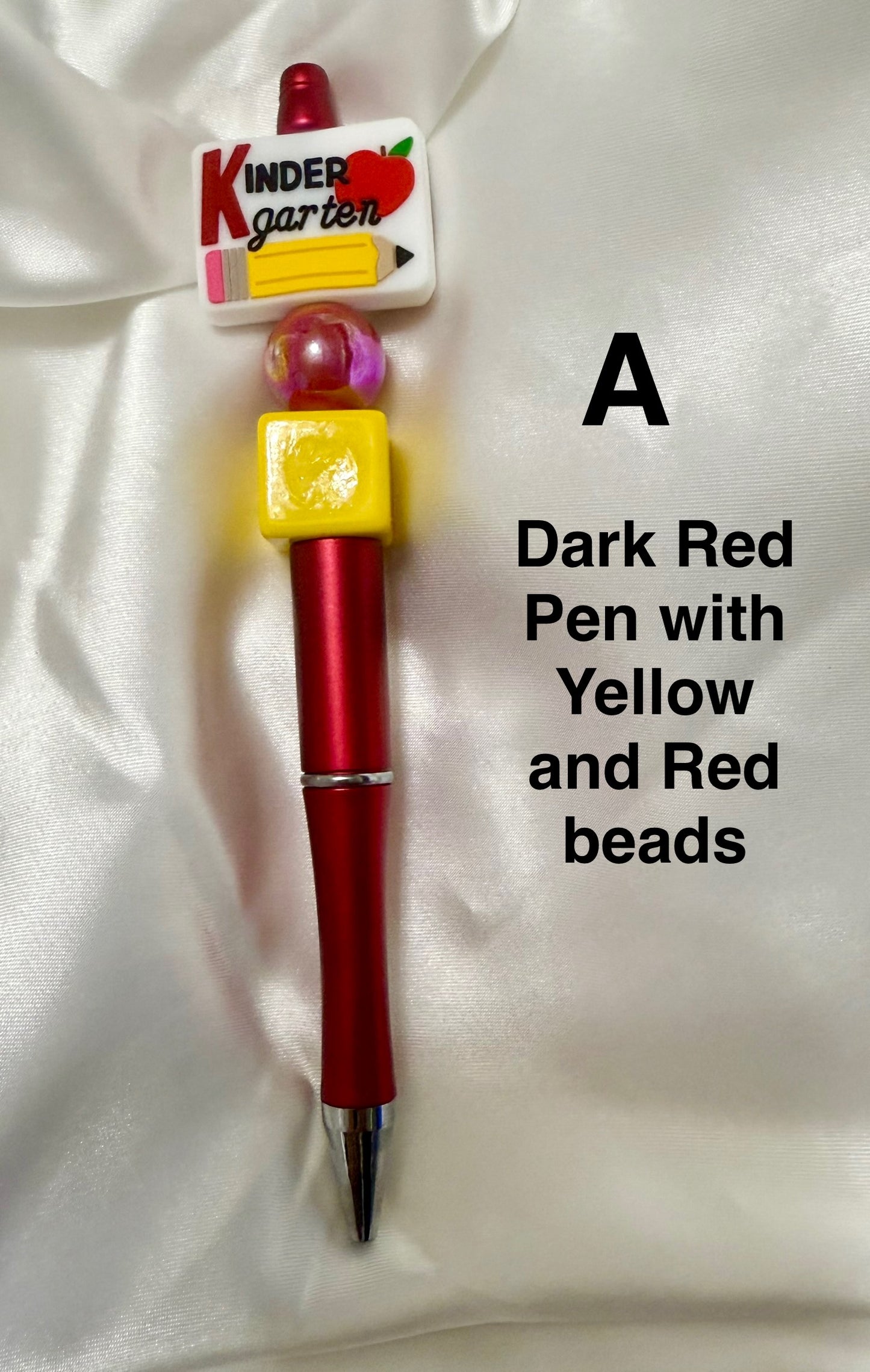 NEW Back to School Pens with Grades K-5 Focal Beads
