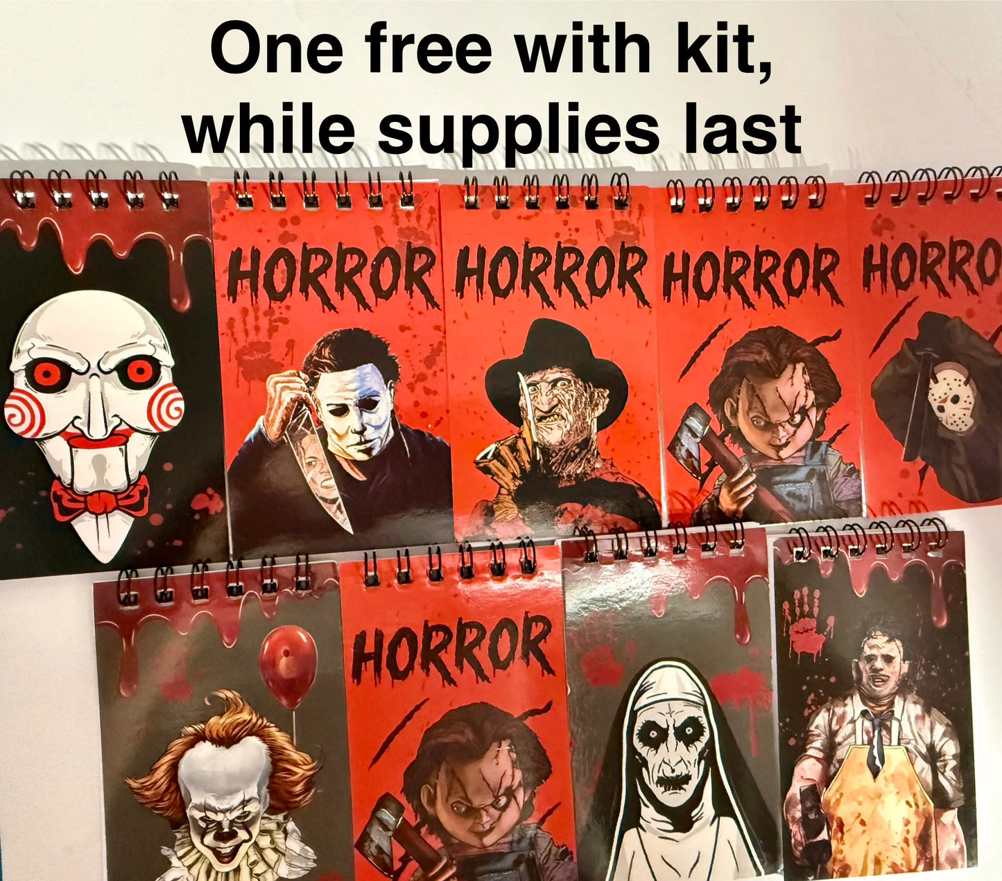 Mini Horror Characters DIY Beadable 2-Pen Kit with BONUS