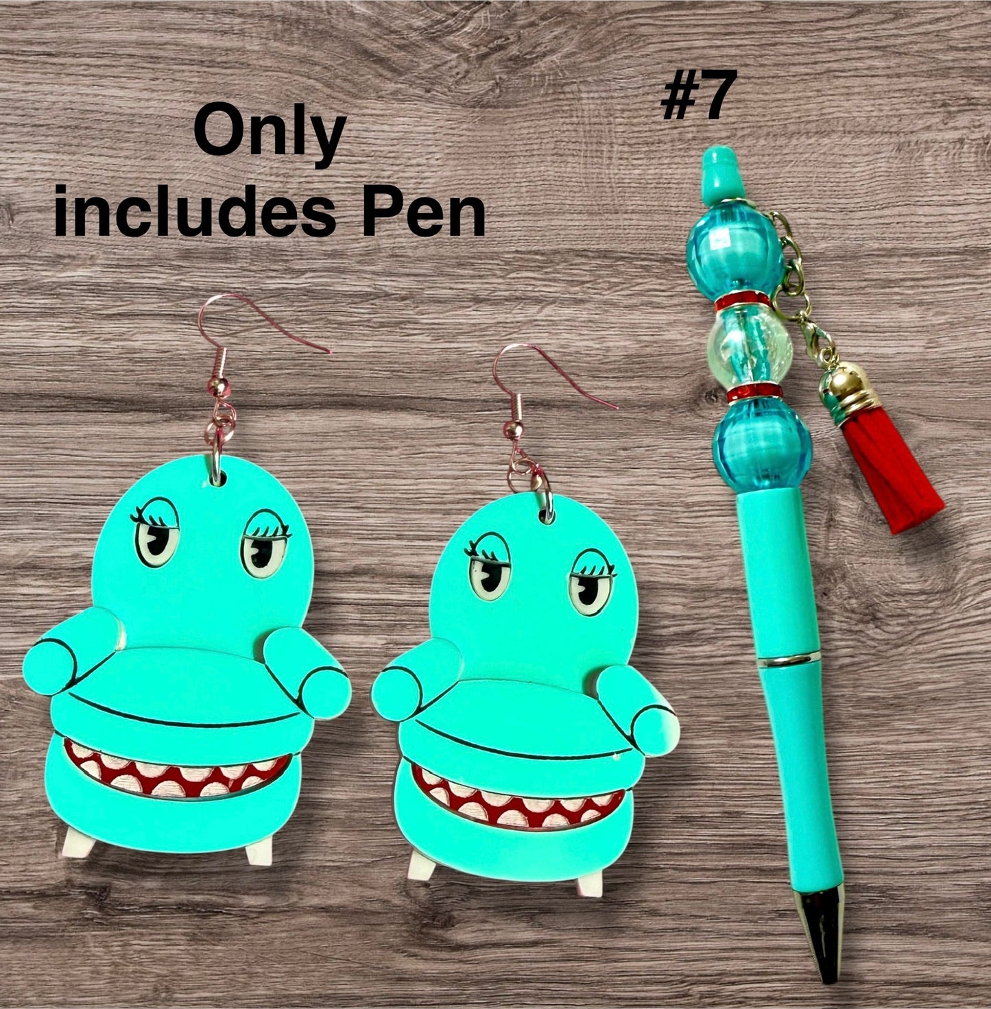 Pee Wee Herman Beaded Pens