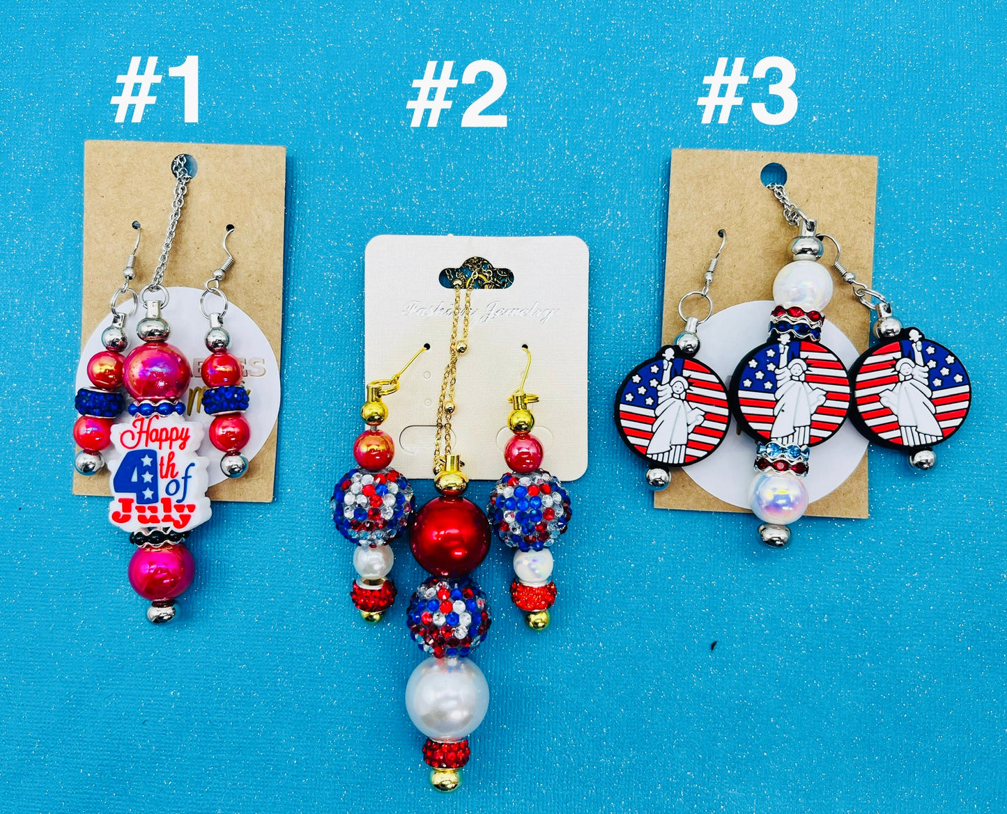 4th of July Beaded Headbands and Jewelry