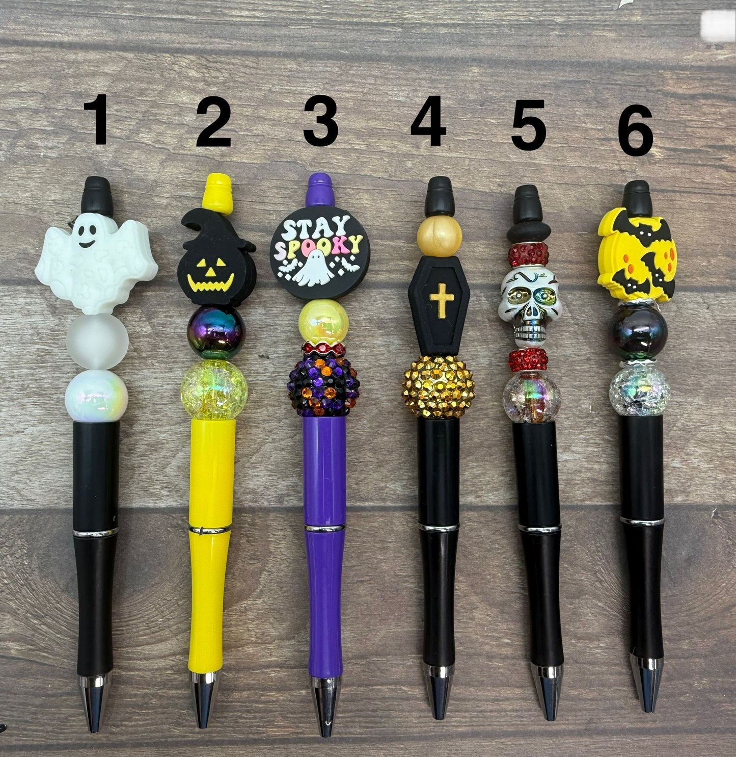Spooky Fall / Halloween Beaded Pens