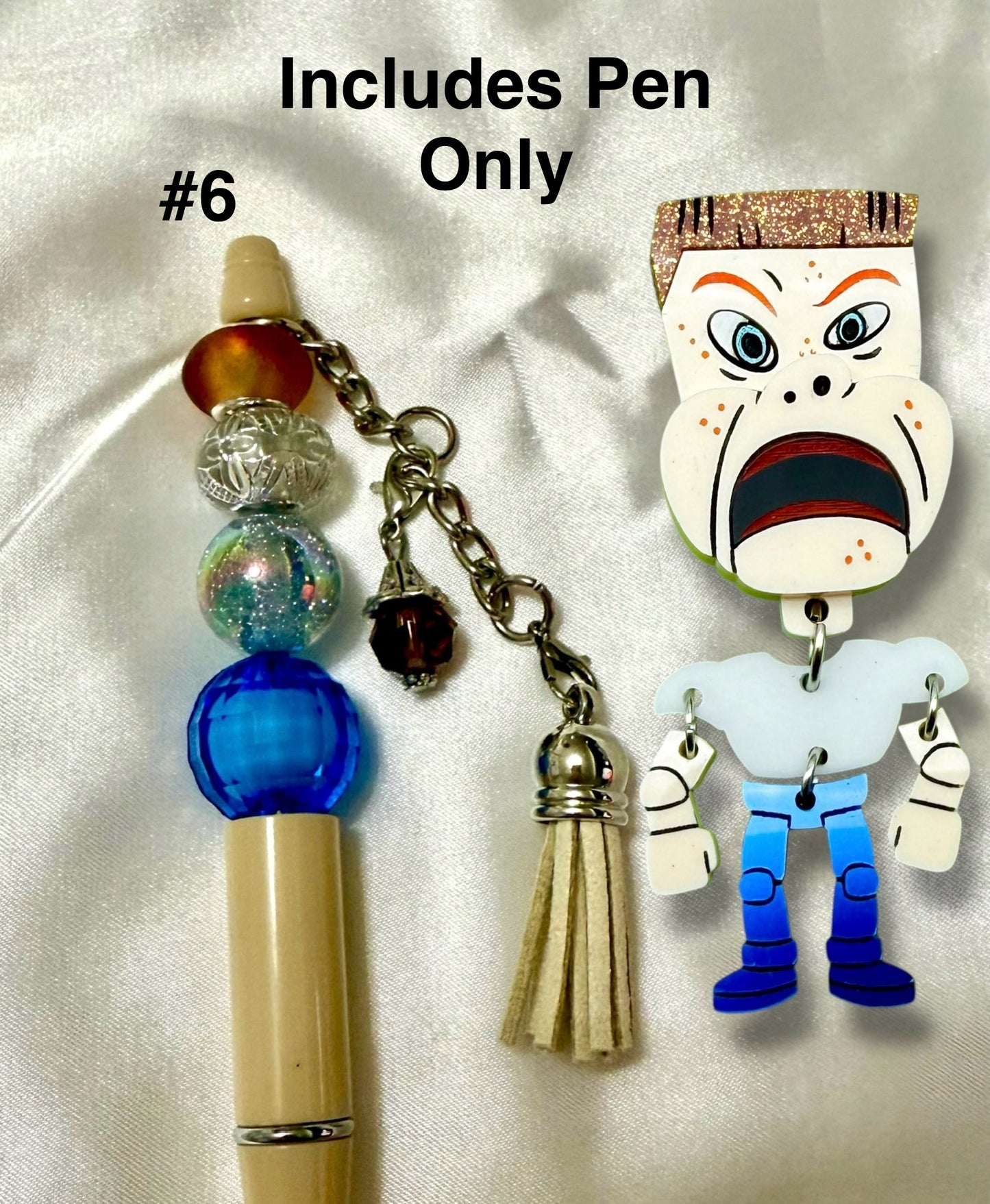 Pee Wee Herman Beaded Pens