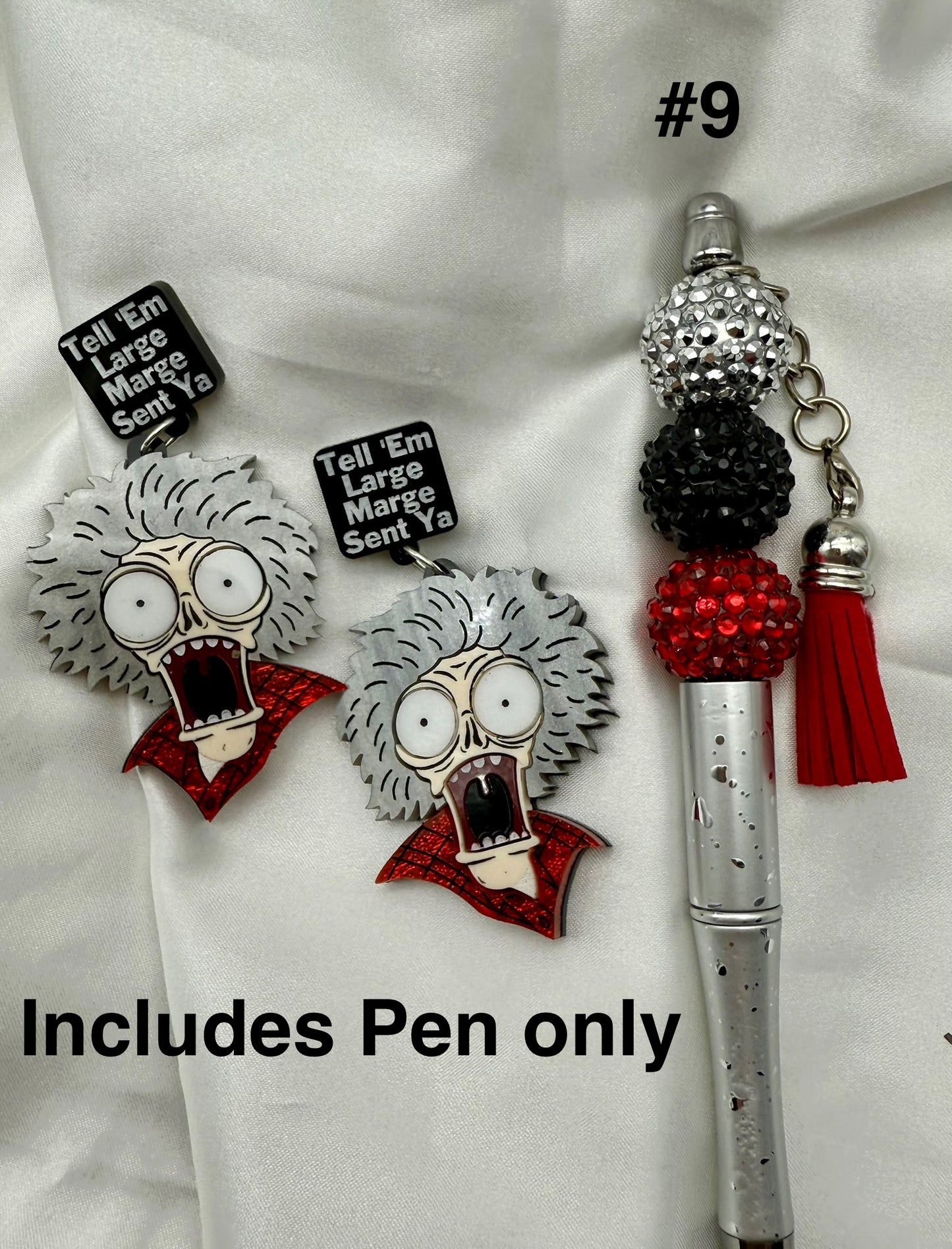 Pee Wee Herman Beaded Pens