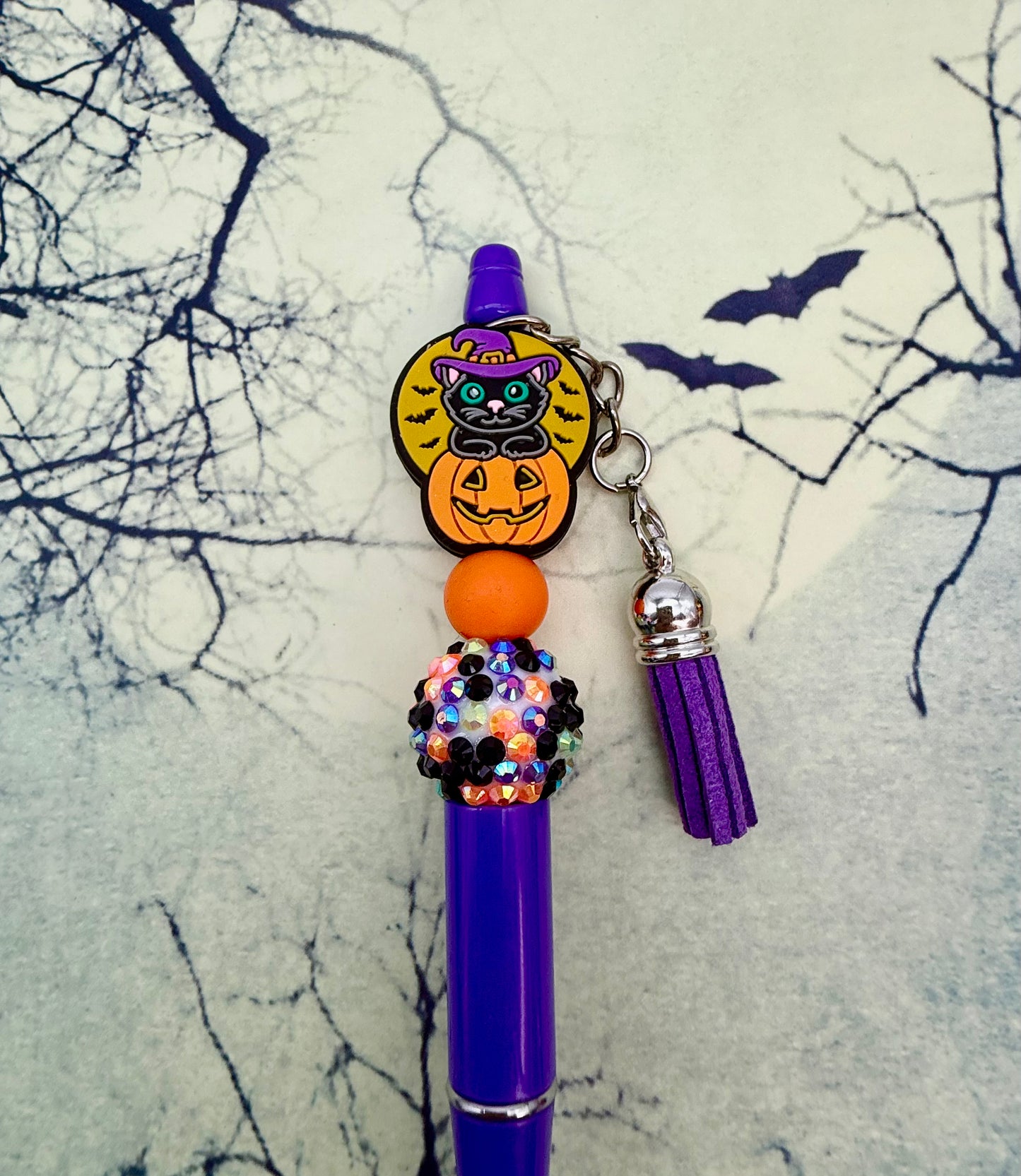 Vintage Halloween Beadable Pens