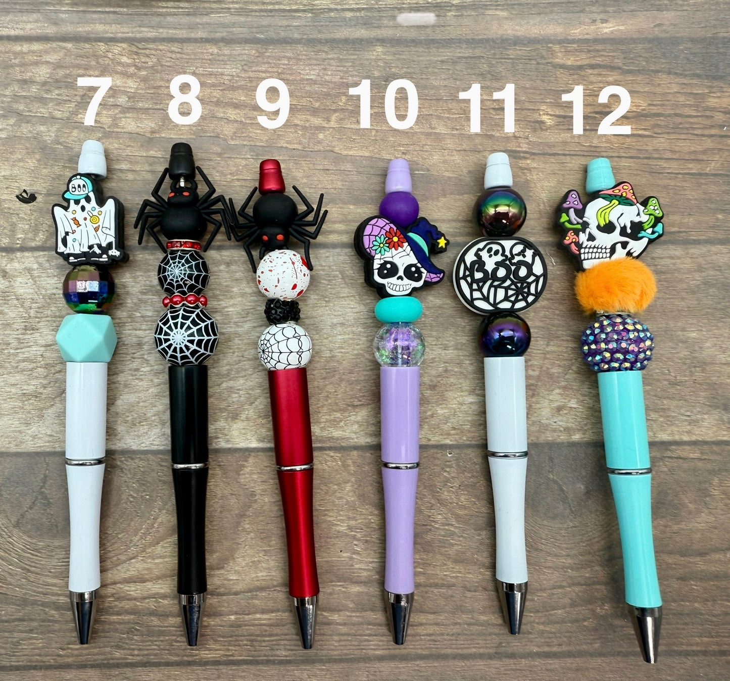Spooky Fall / Halloween Beaded Pens