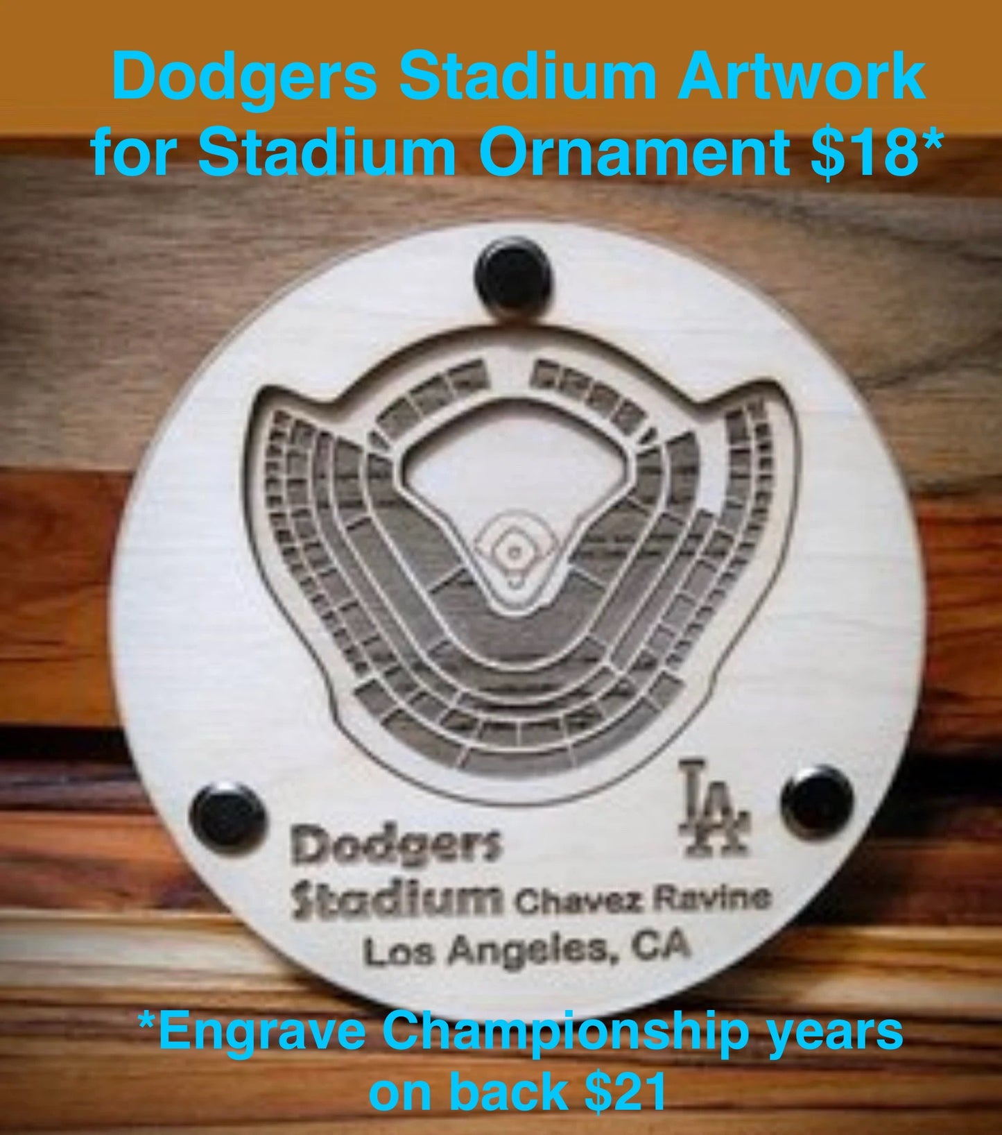 LA Dodgers Stadium Coaster