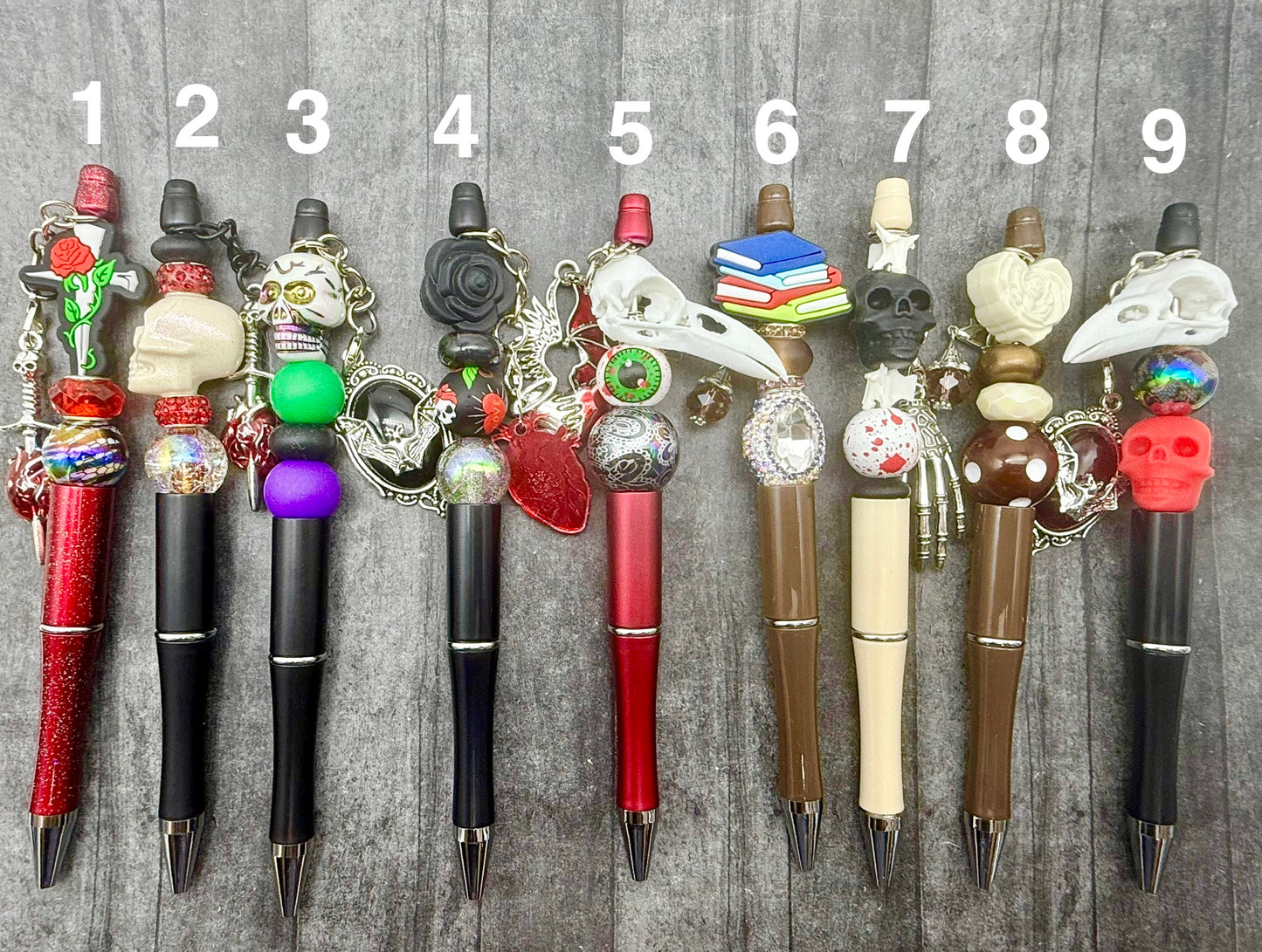 Dark Academia Beaded Items