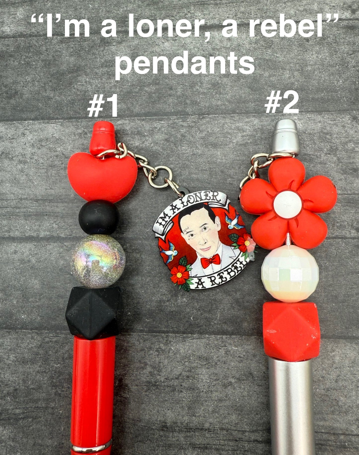 Pee Wee Herman Beaded Pens