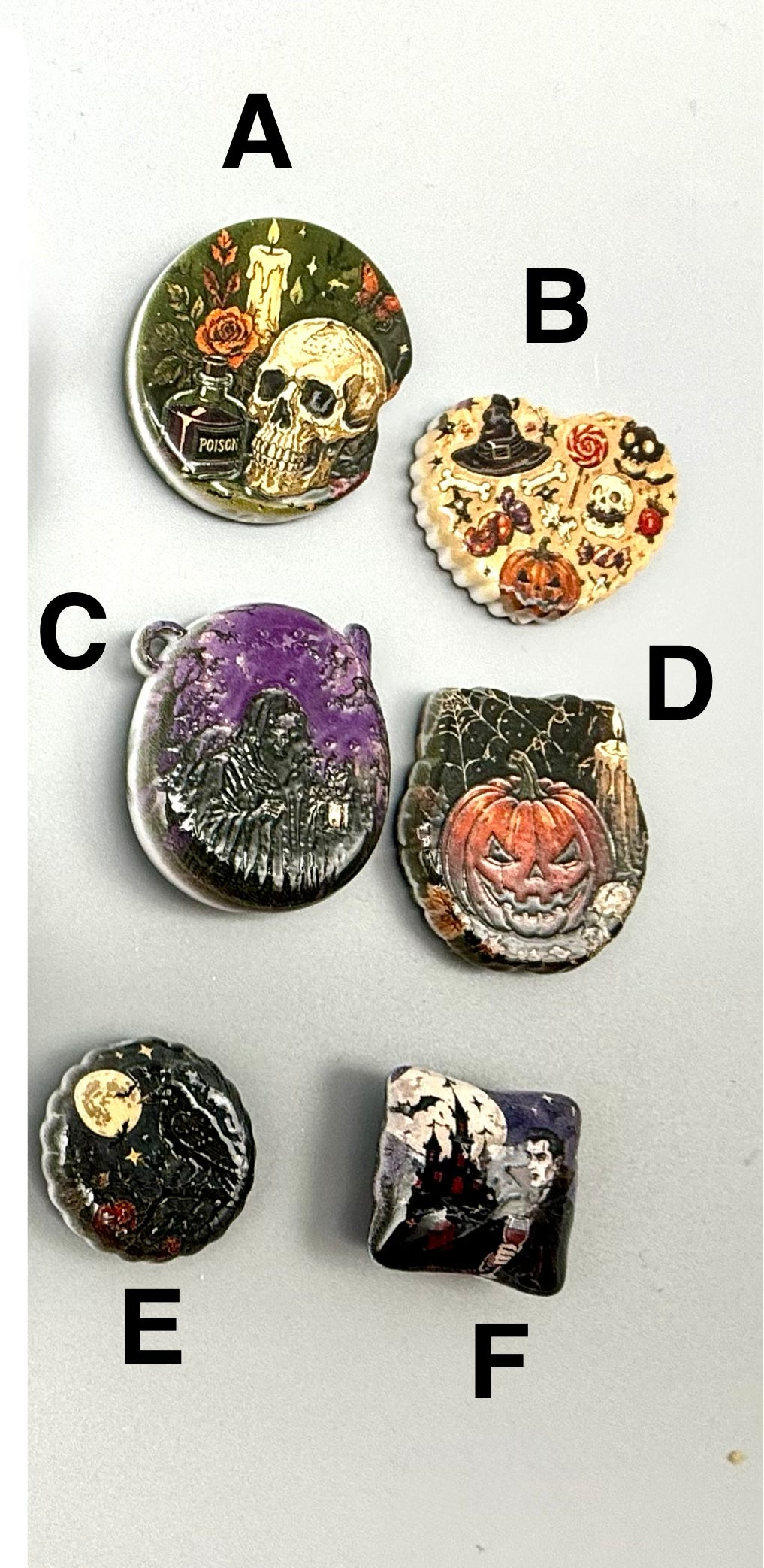 Gothic Halloween Beaded Pens