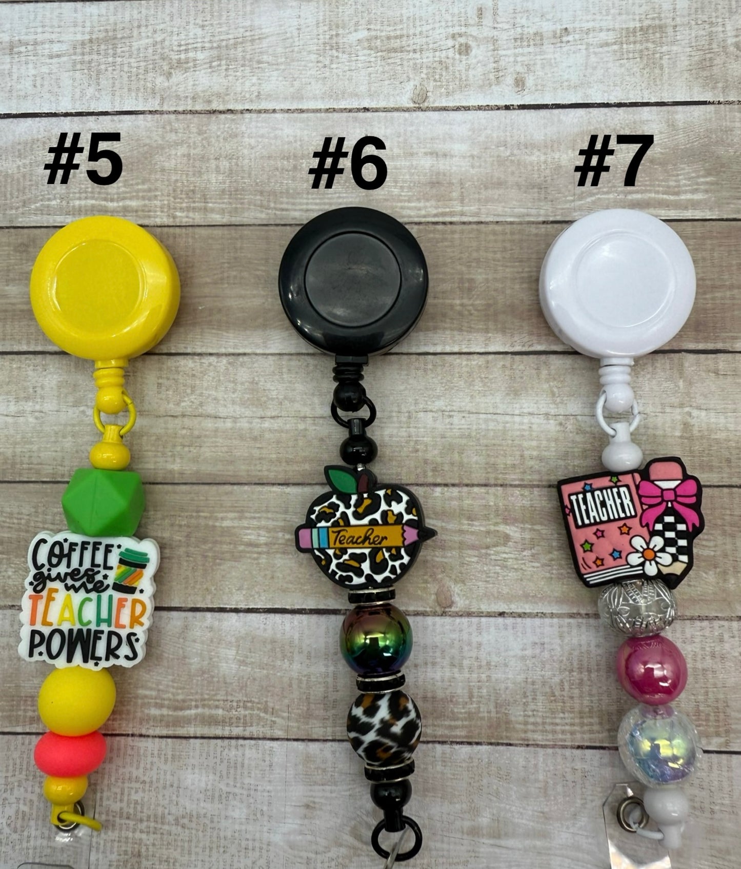 Teacher Badge Reels PRICE REDUCTION