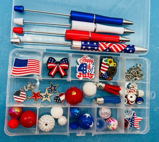 4th of July DIY Beadable Pen Kit
