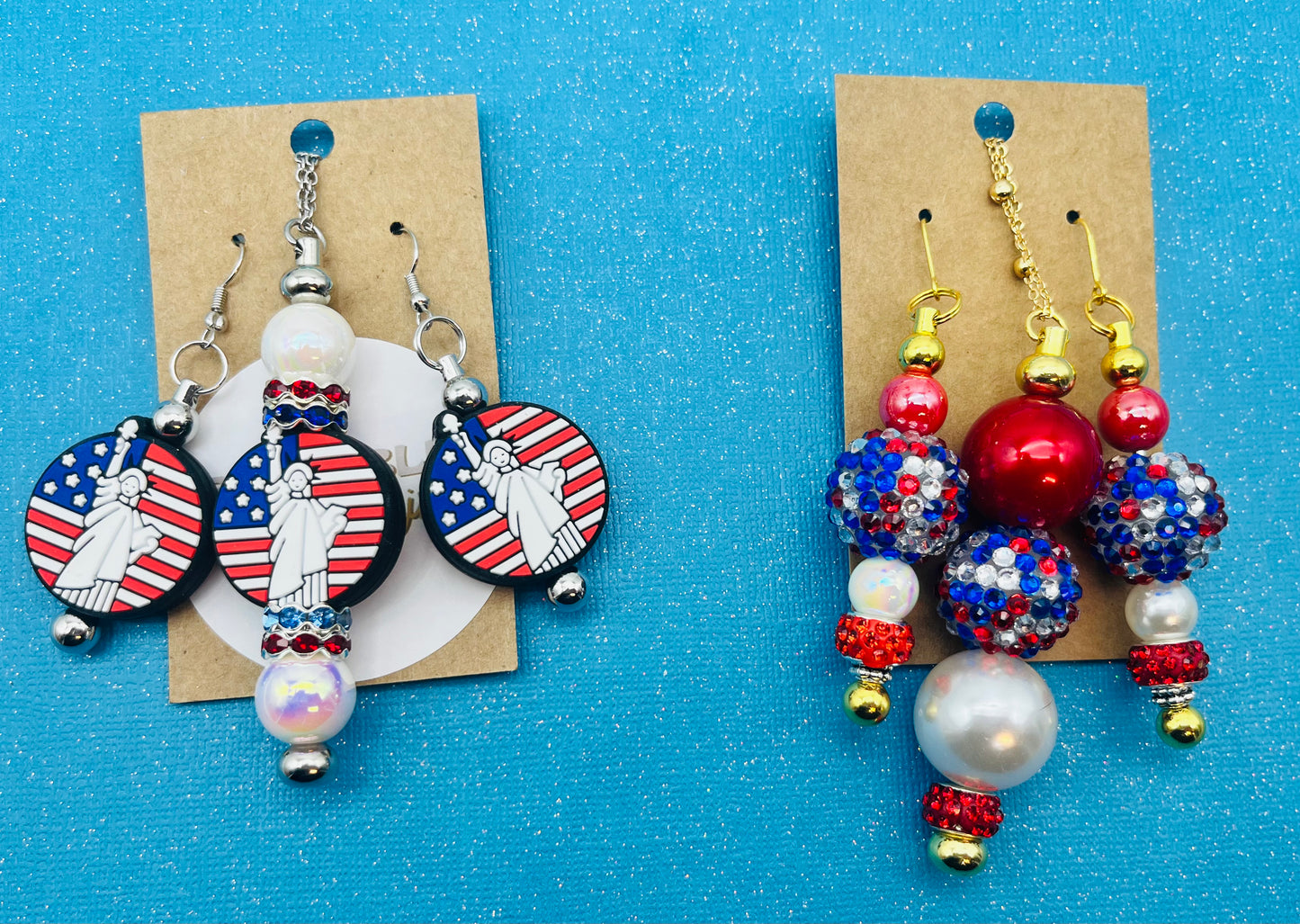 4th of July Beaded Headbands and Jewelry