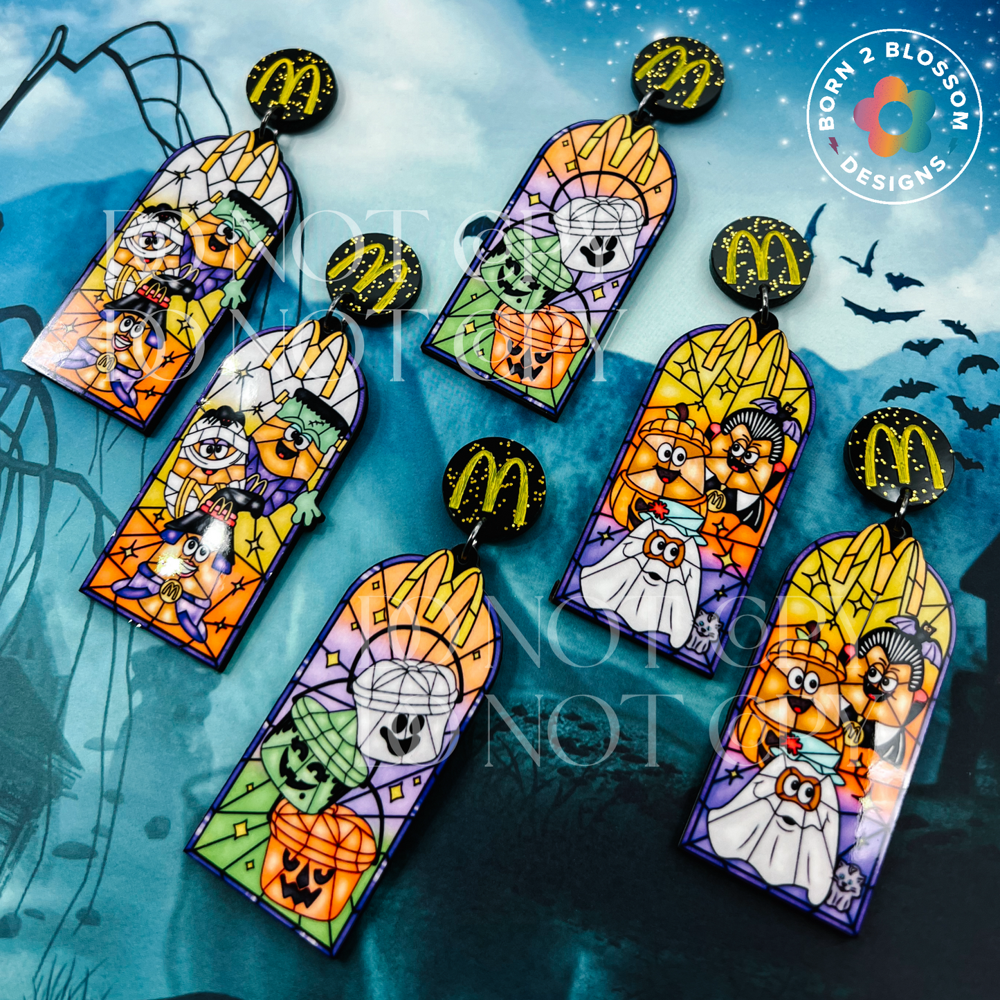 McDonalds Stained Glass Dangles (All Characters)