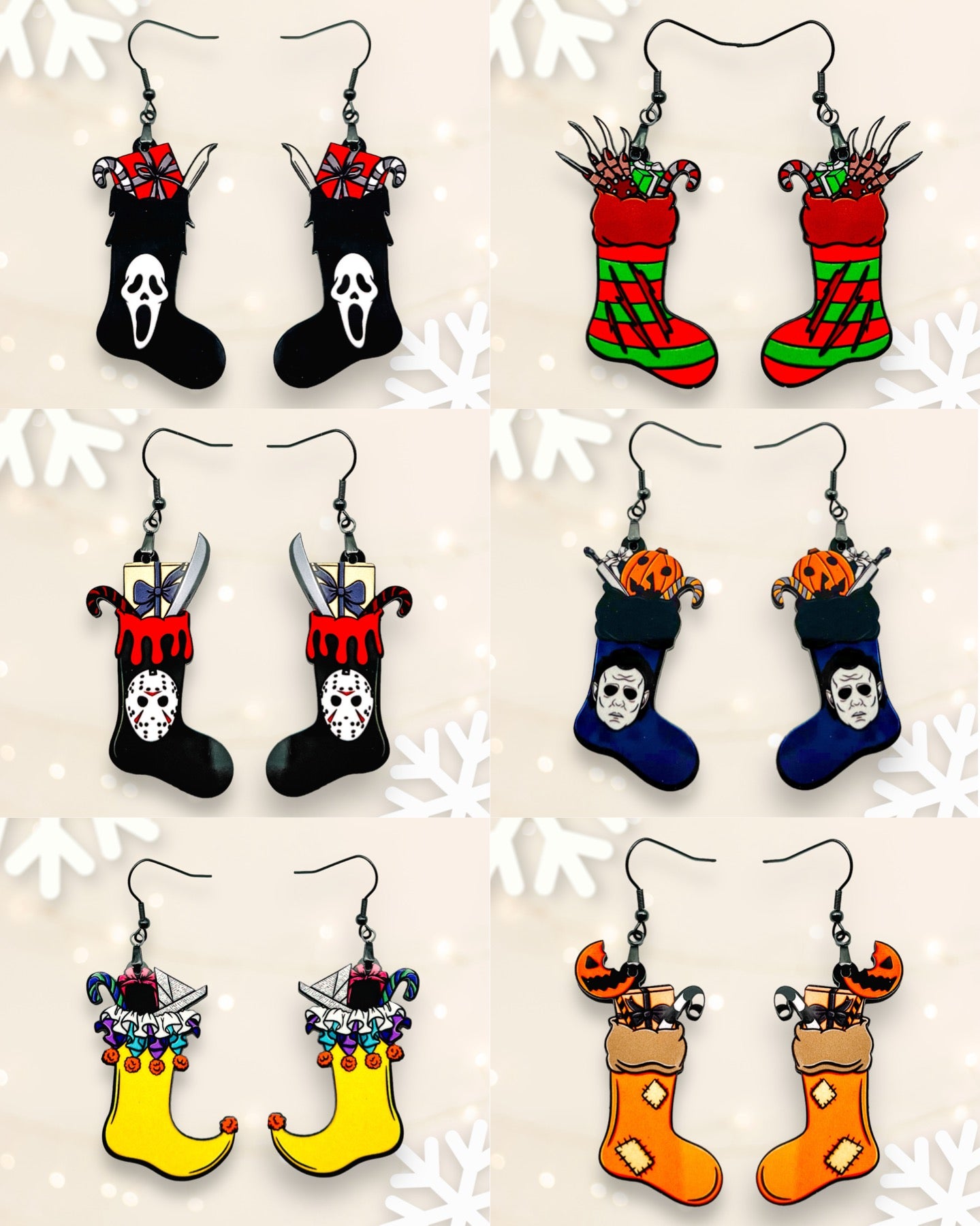 Horror Stocking Dangles (All Characters)
