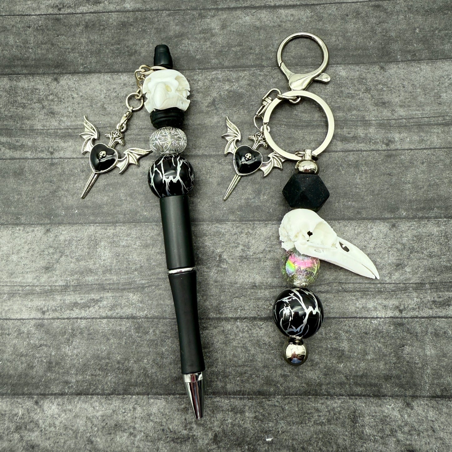 Oddities Beaded Pen and Keychain Set