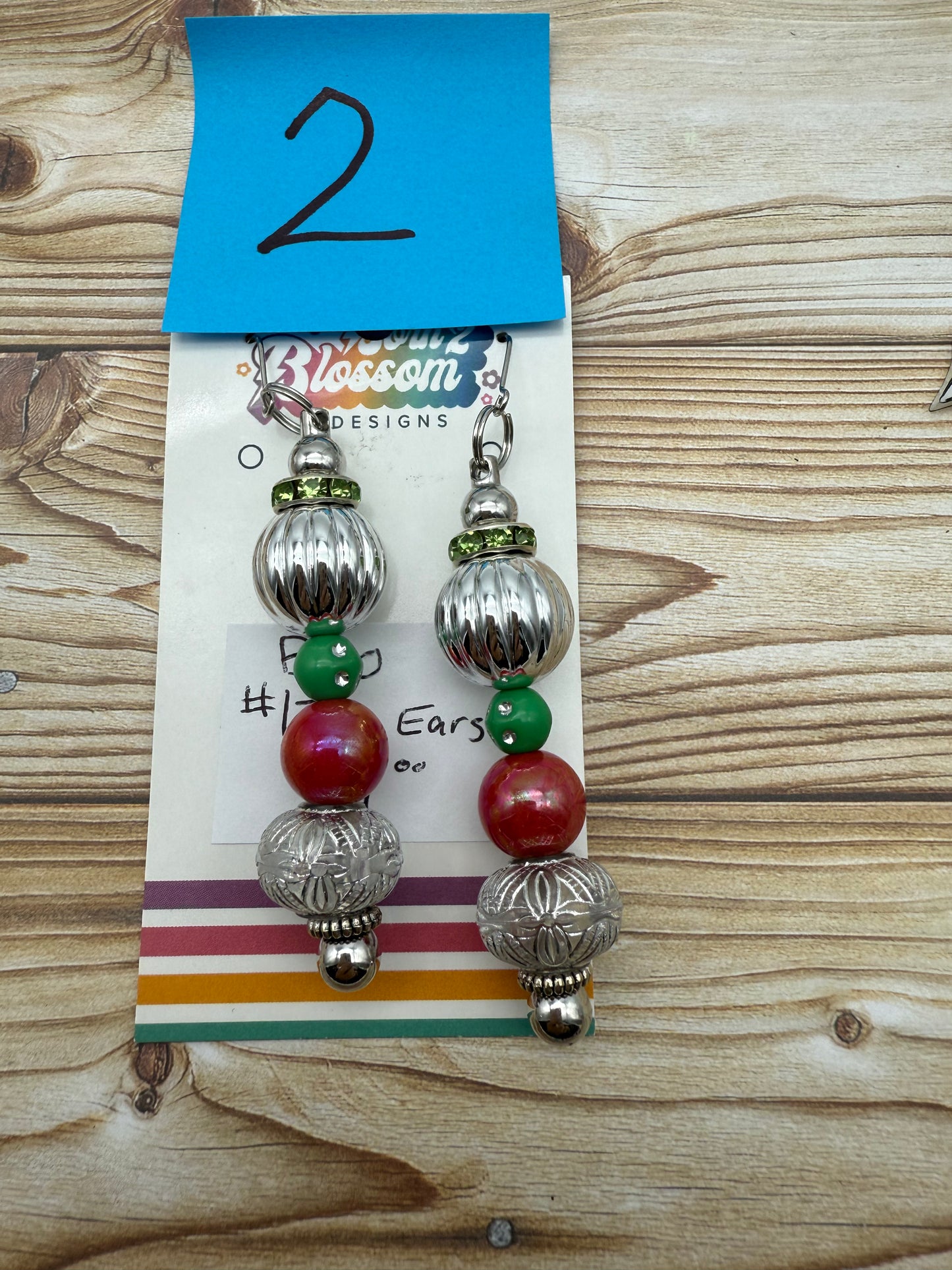 SEP CLEARANCE Christmas Beaded Earrings