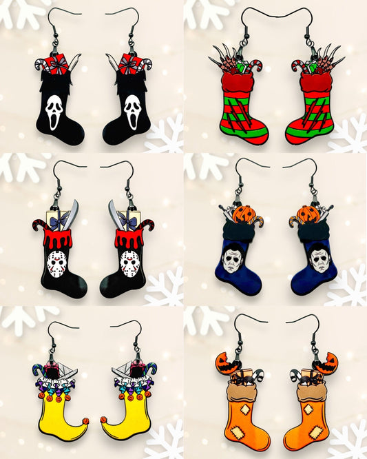 CLEARANCE Horror Dangle Earrings (All Characters)