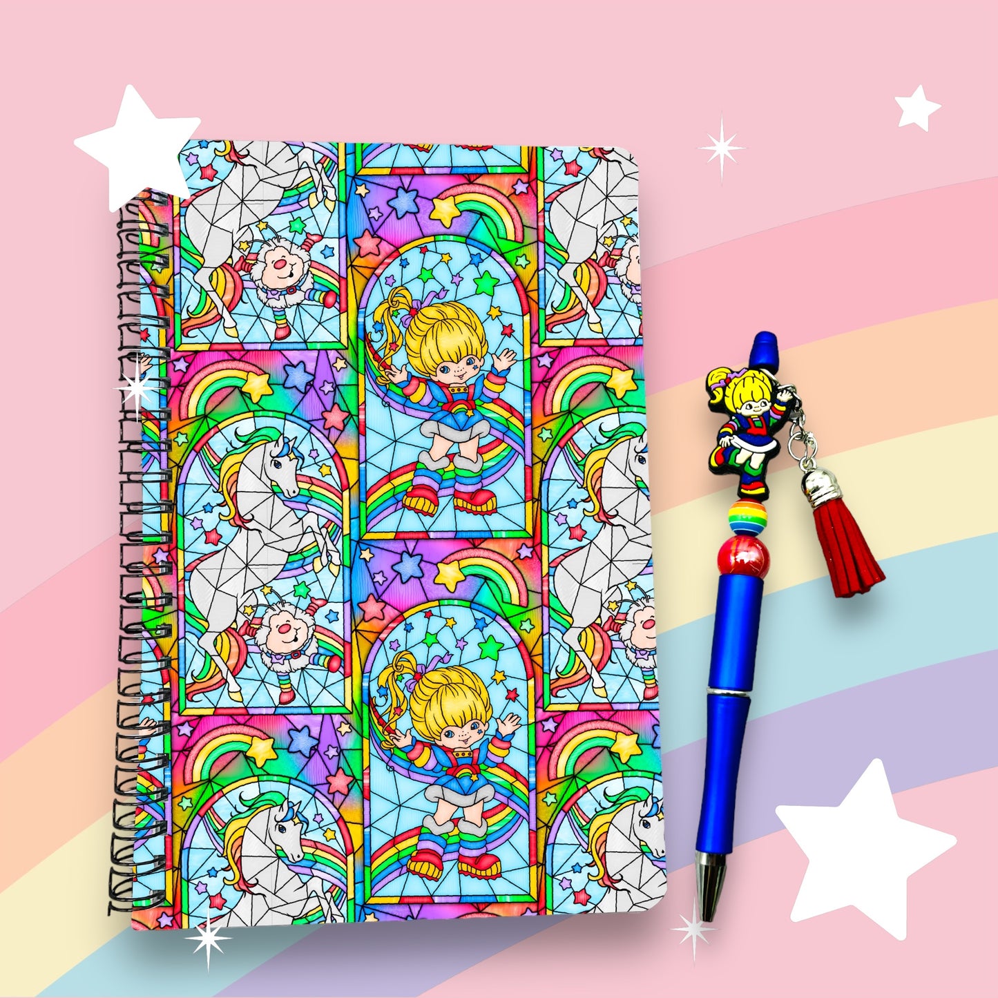 Rainbow Brite Notebook & Pen Set